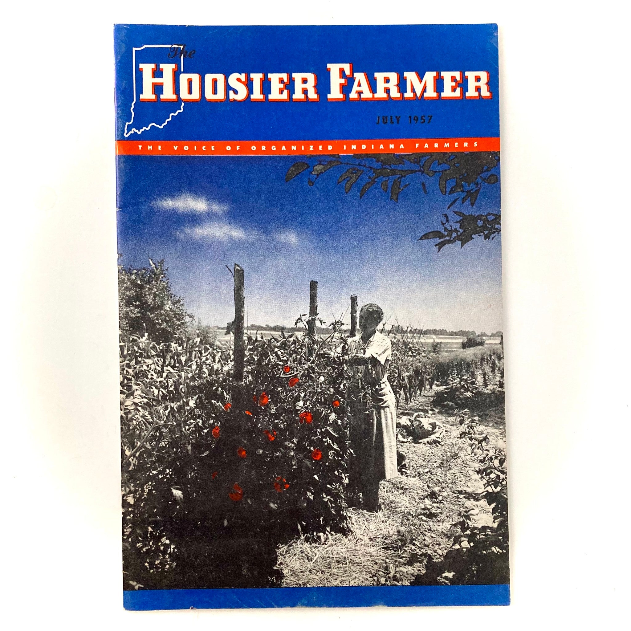 VTG The Hoosier Farmer Magazine July 1957 The Leon Shaver Farm Jackson County