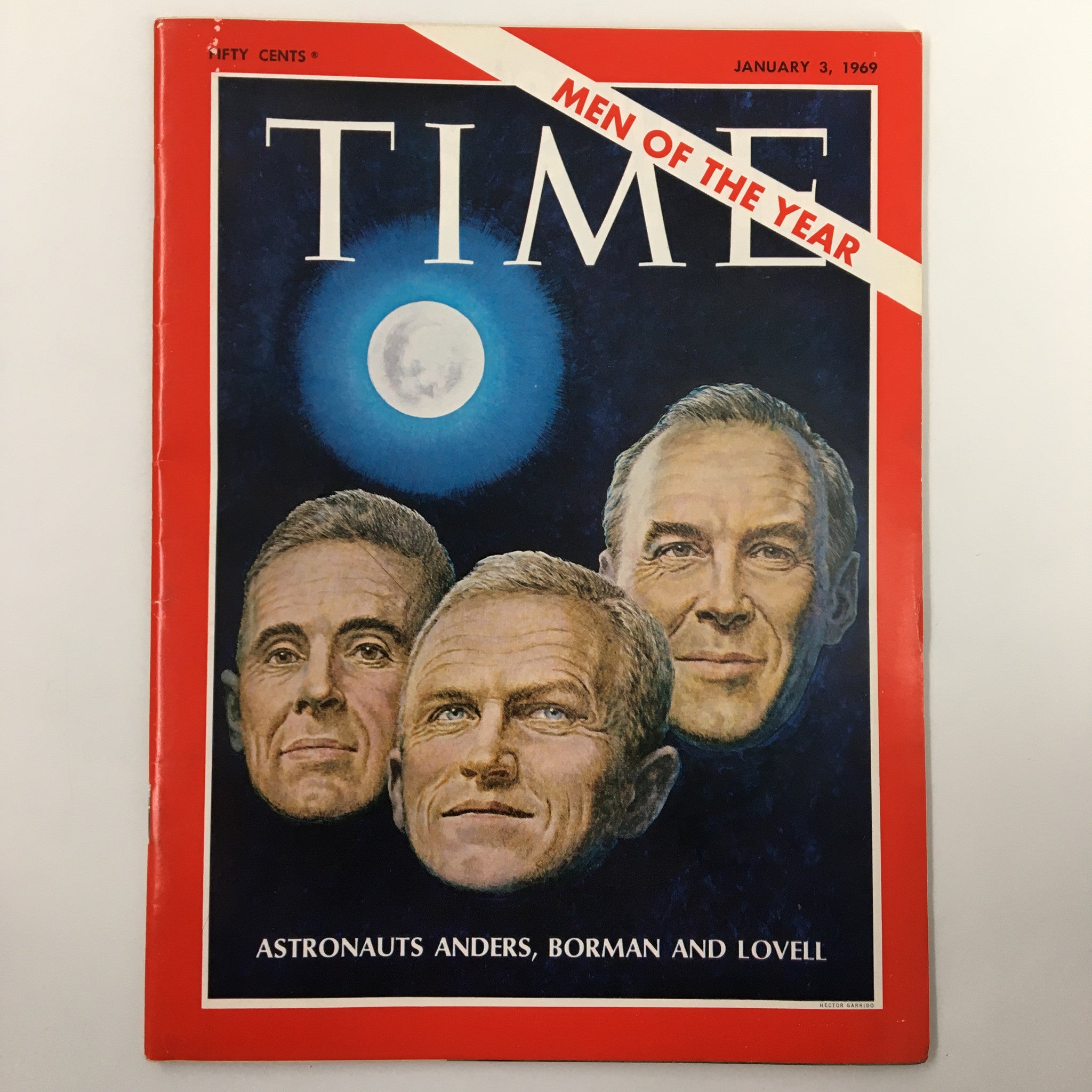 VTG Time Magazine January 3 1969 Astronauts Anders, Borman and Lovell No Label