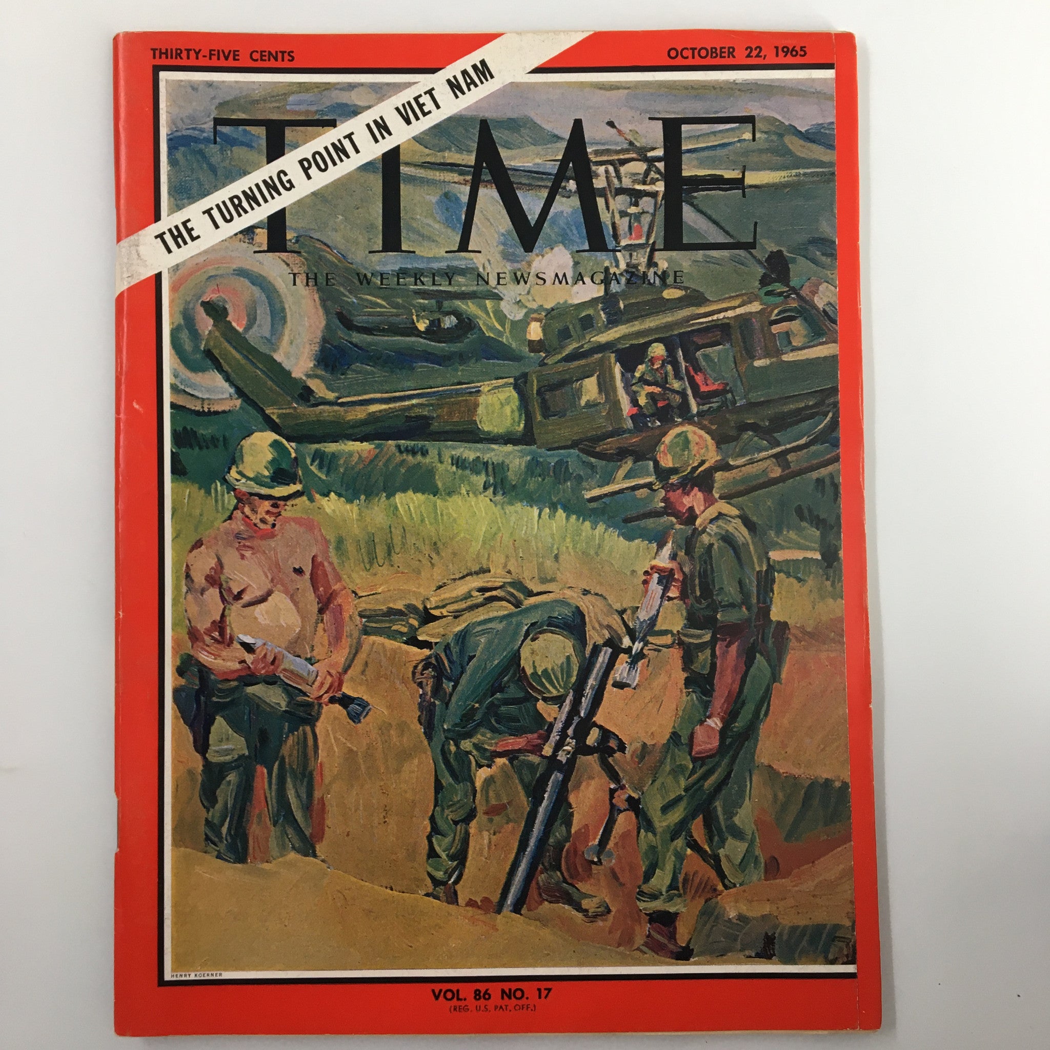 VTG Time Magazine October 22 1965 The Turning Point in Viet  Nam No Label