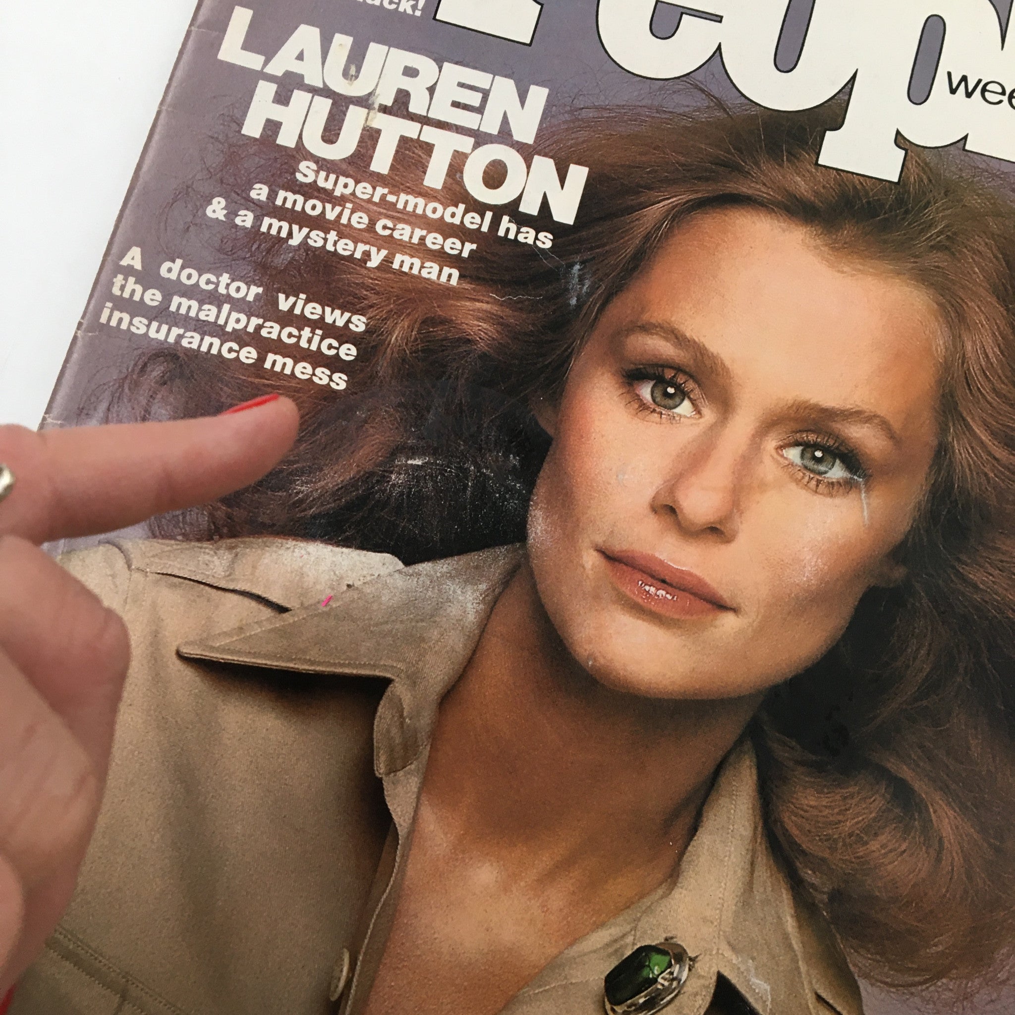 People Weekly Magazine May 12 1975 Super-Model Lauren Hutton No Label