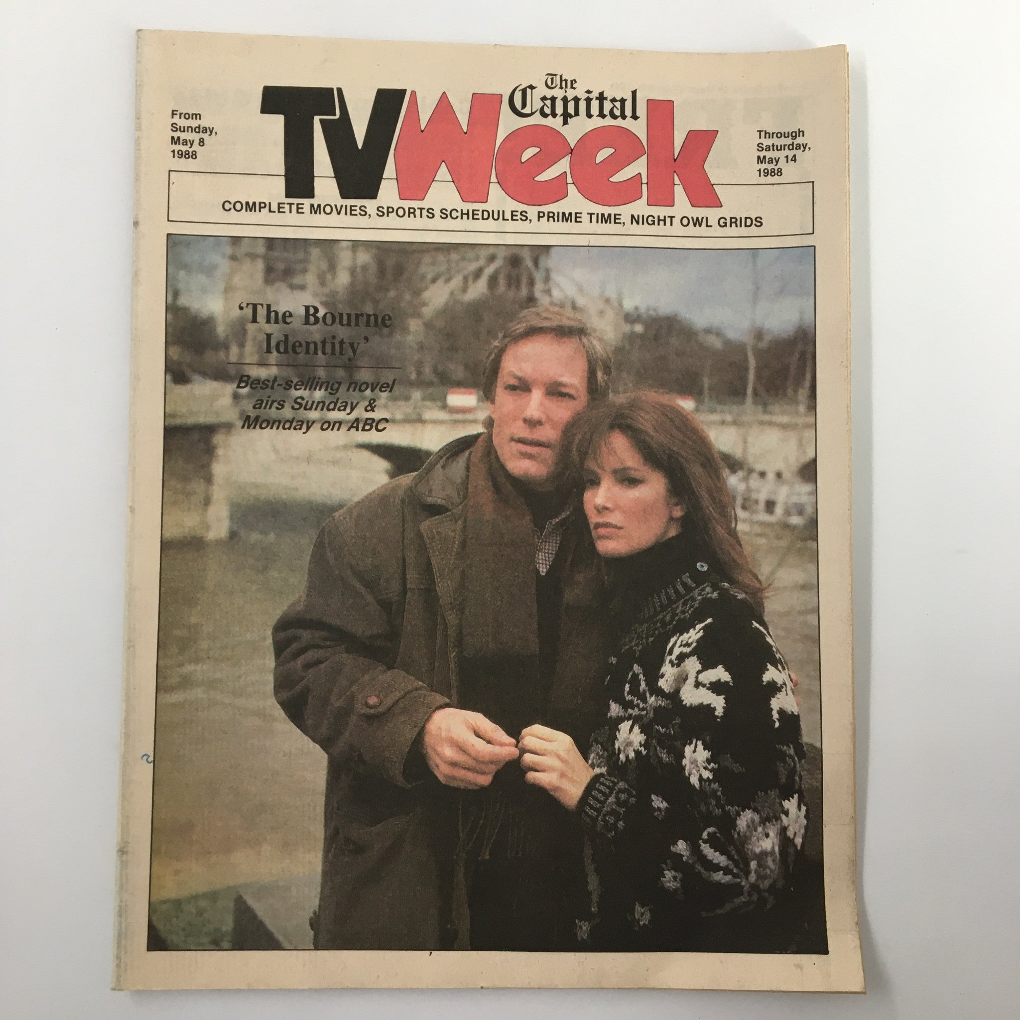 VTG The Capital TV Week May 1988 The Bourne Identity Best Selling Novel No Label