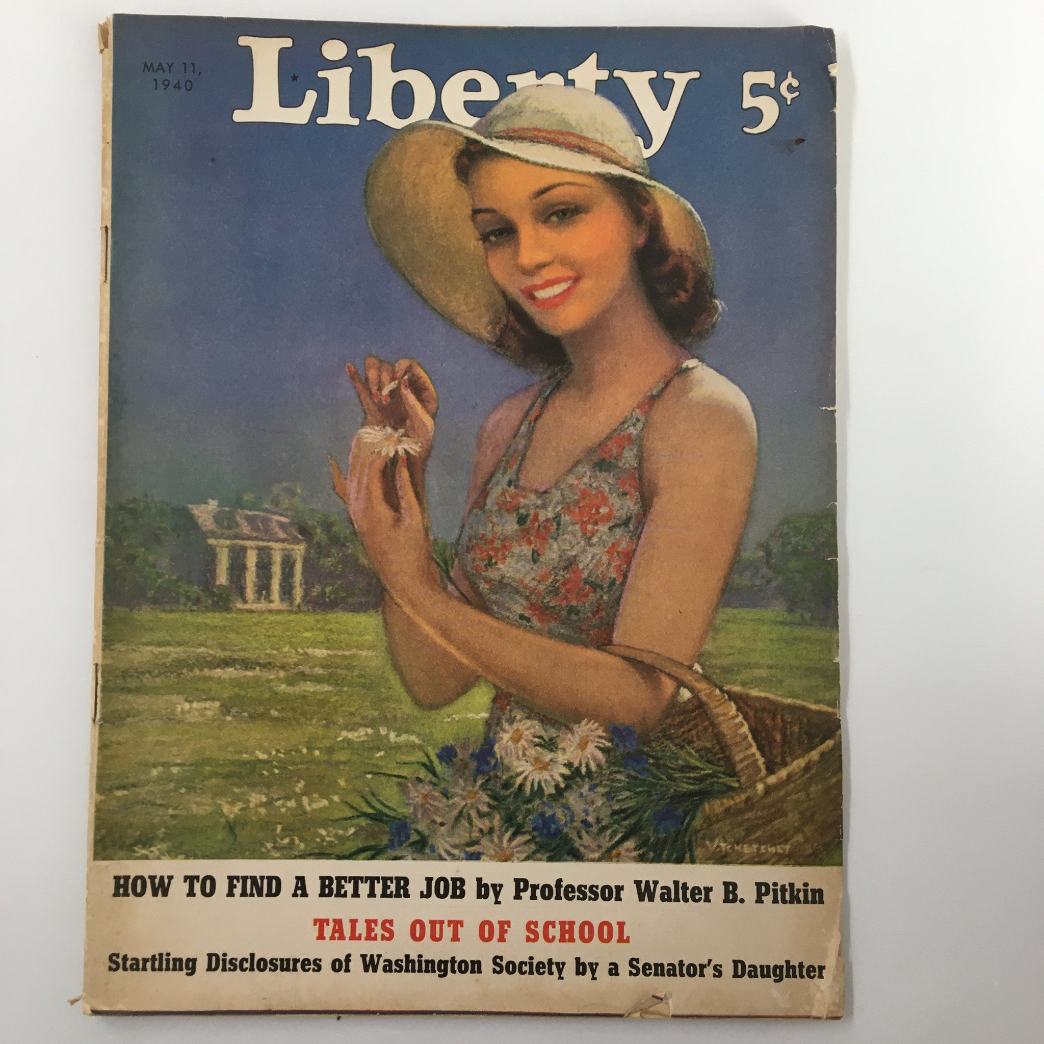 VTG Liberty Magazine May 11 1940 How To Find A Better Job No Label