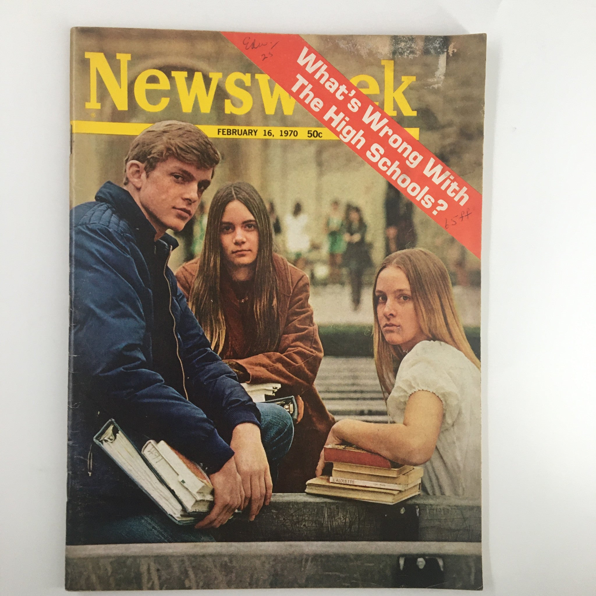 VTG Newsweek Magazine February 16 1970 What's Wrong with High Schools? No Label