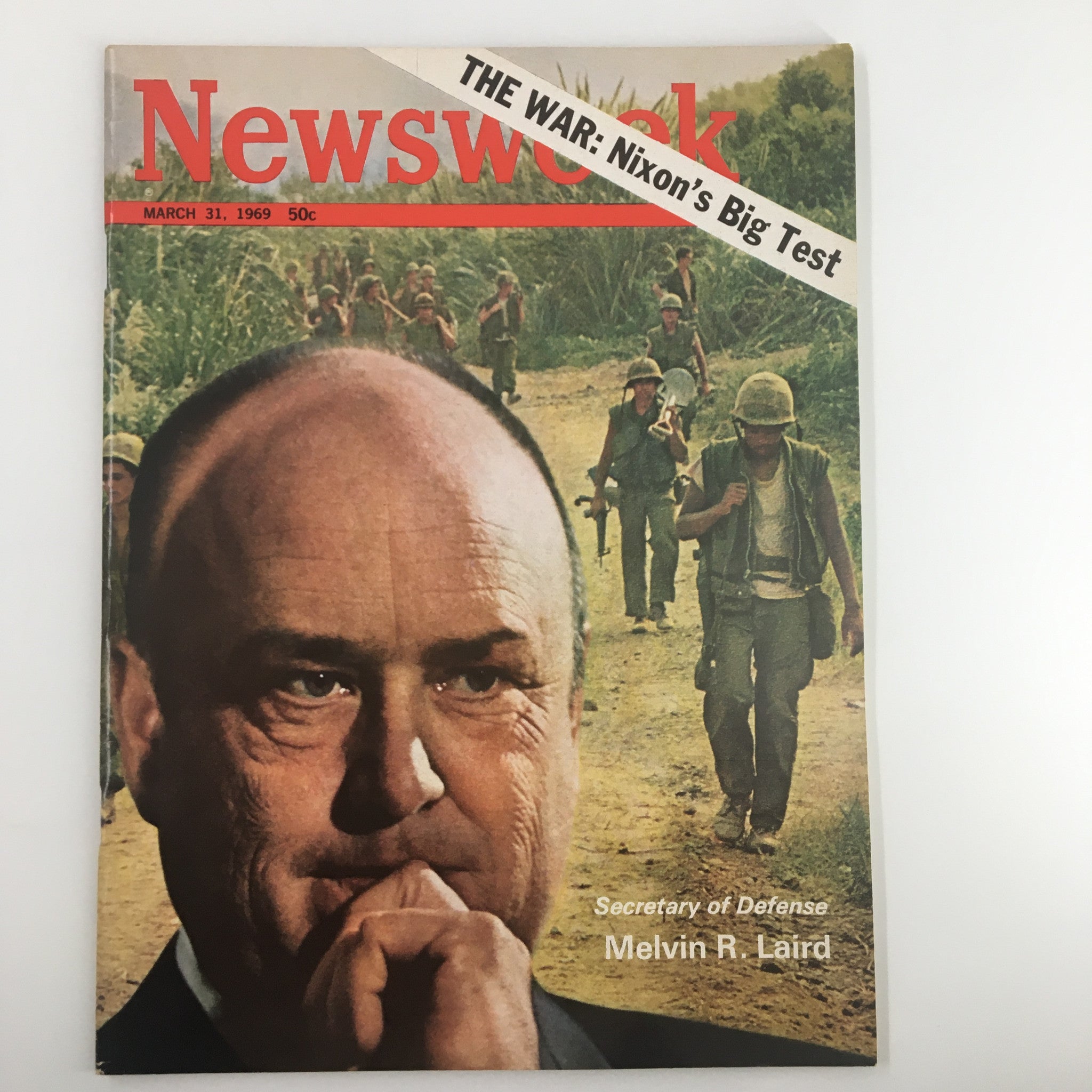 VTG Newsweek Magazine March 31 1969 Melvin R Laird Secretary of Defense No Label