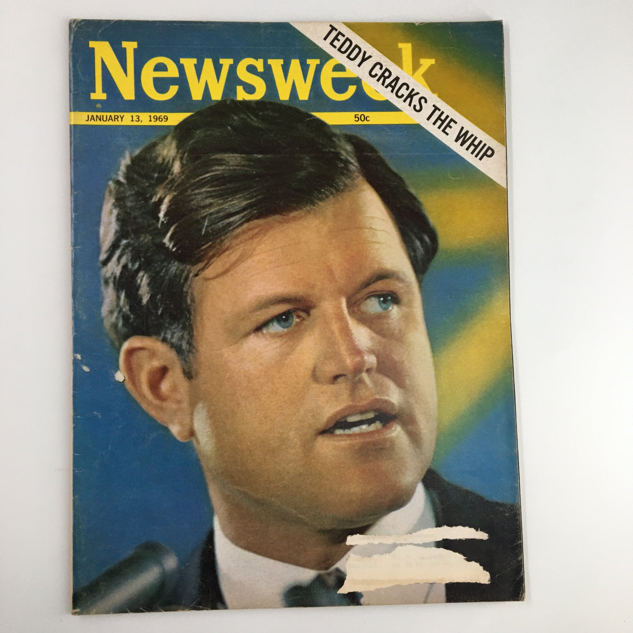 VTG Newsweek Magazine January 13 1969 Teddy Kennedy Cracks The Whip