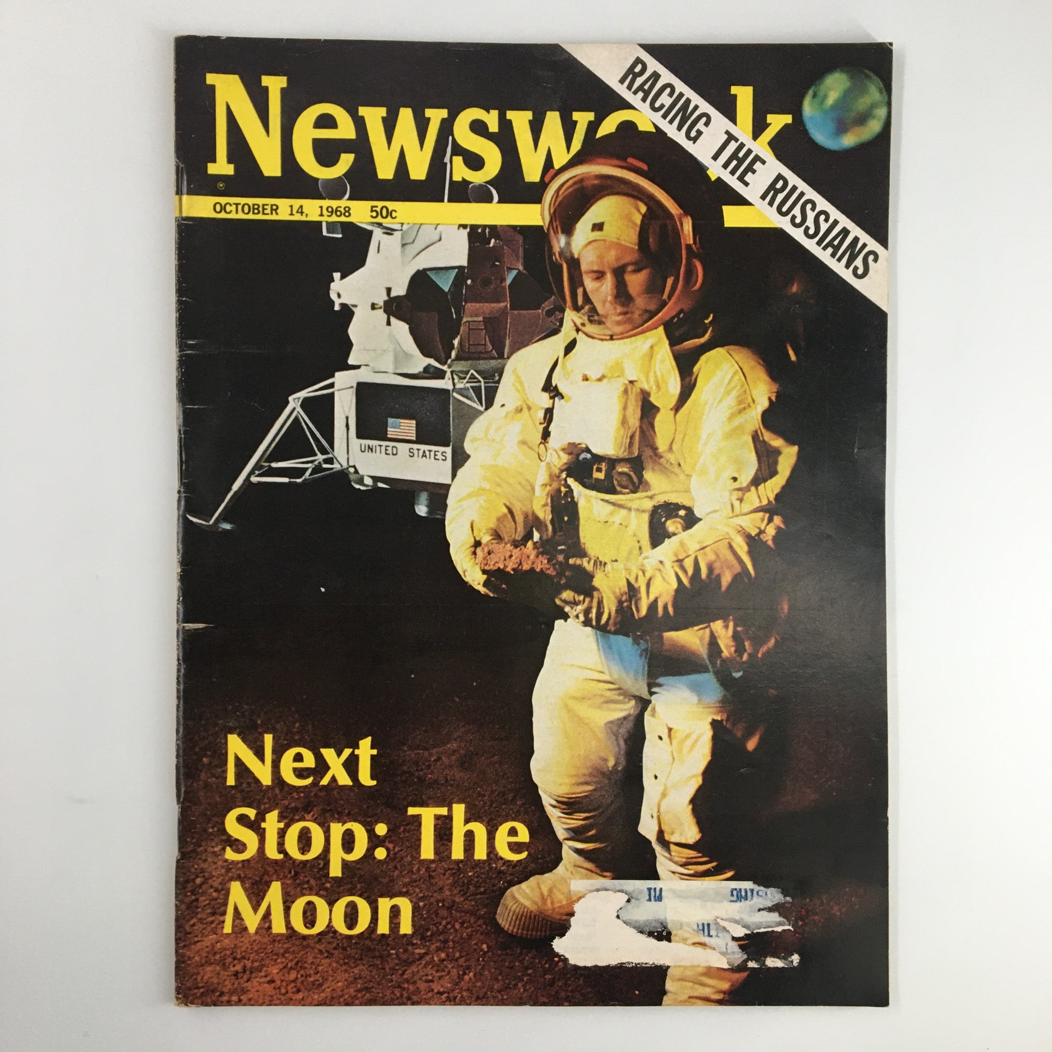 VTG Newsweek Magazine October 14 1968 Next Stop The Moon Racing the Russians