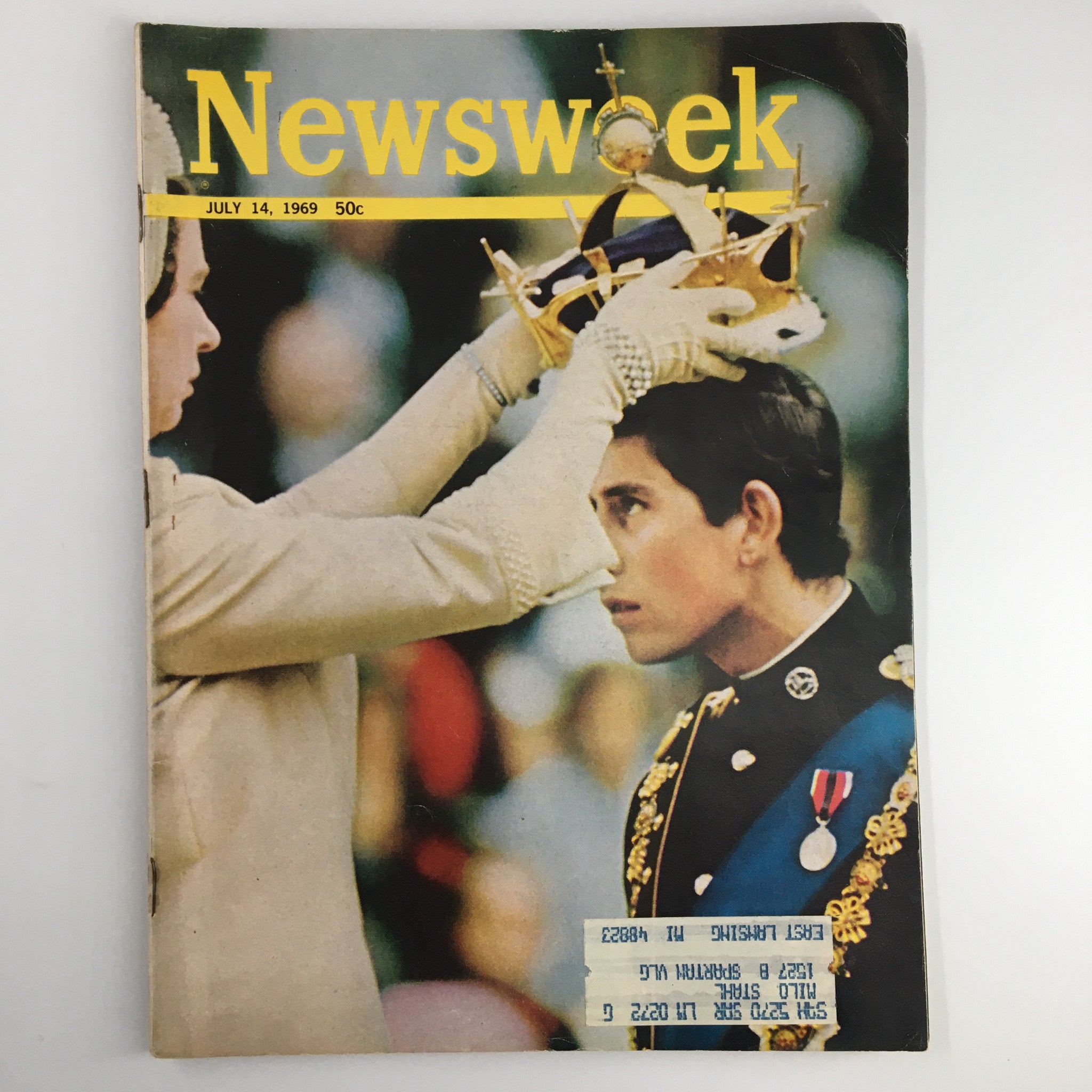 VTG Newsweek Magazine July 14 1969 Prince Charles Crowned & The Vietnam War