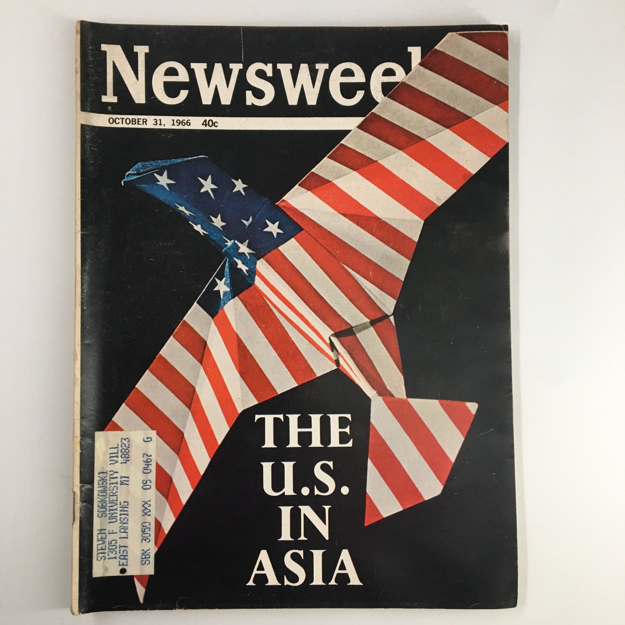 VTG Newsweek Magazine October 31 1966 The United States in Asia