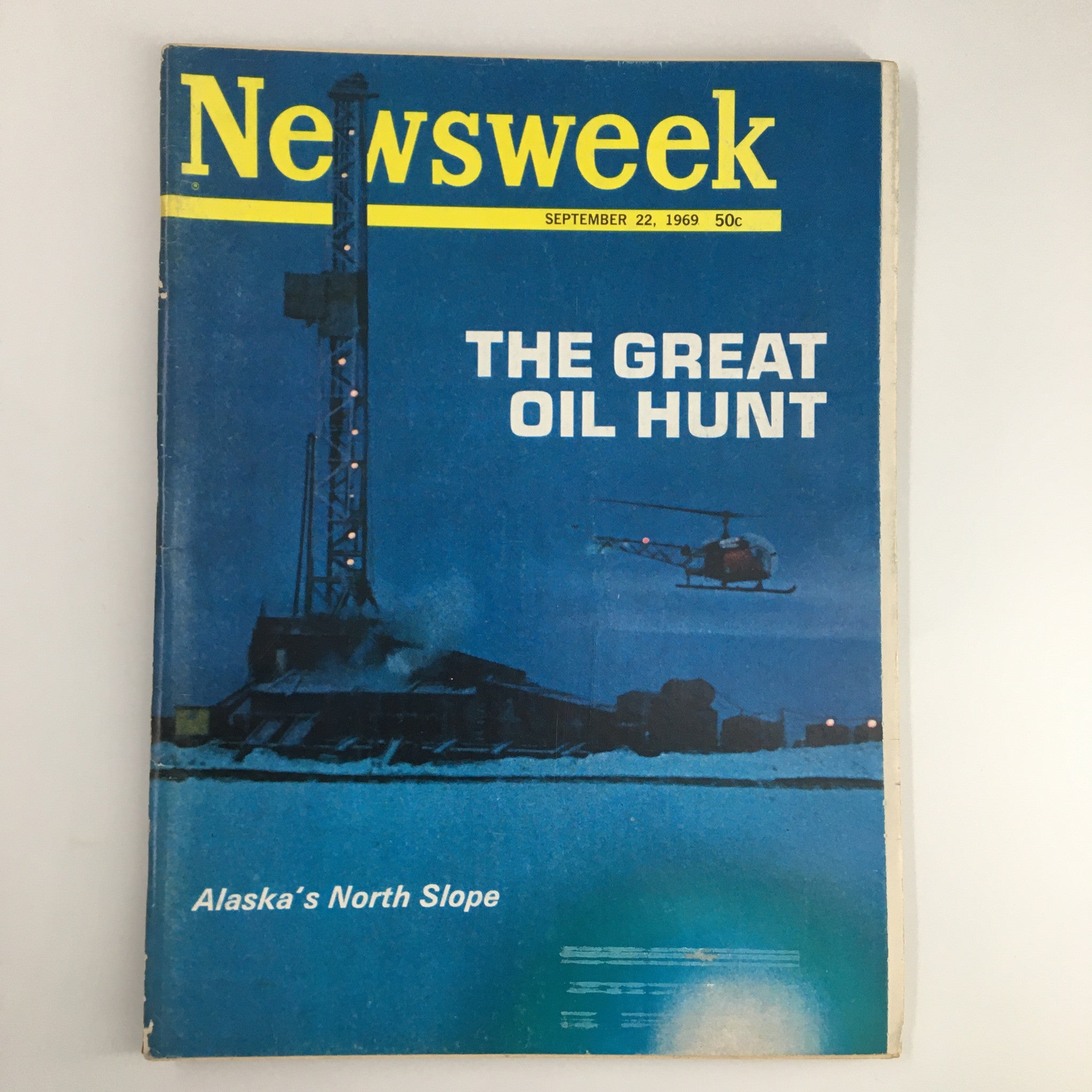 VTG Newsweek Magazine September 22 1969 Alaska's North Slope The Great Oil Hunt