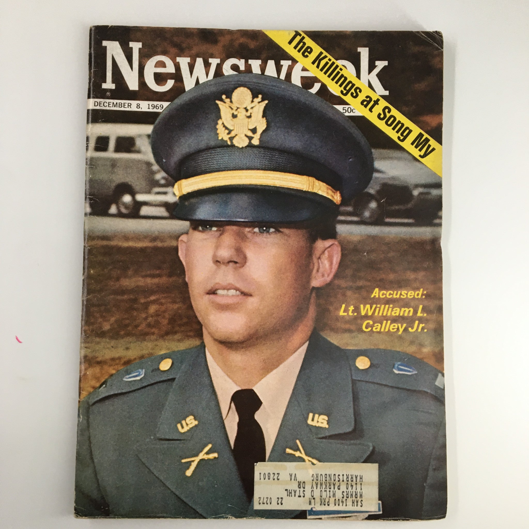 VTG Newsweek Magazine December 8 1969 Accused Lt. William L. Calley Jr.