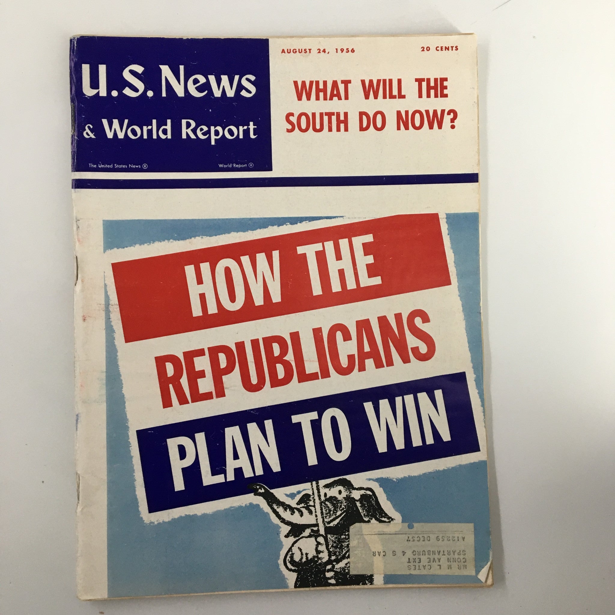 US News & World Report Magazine August 24 1956 How Republicans Plan to Win