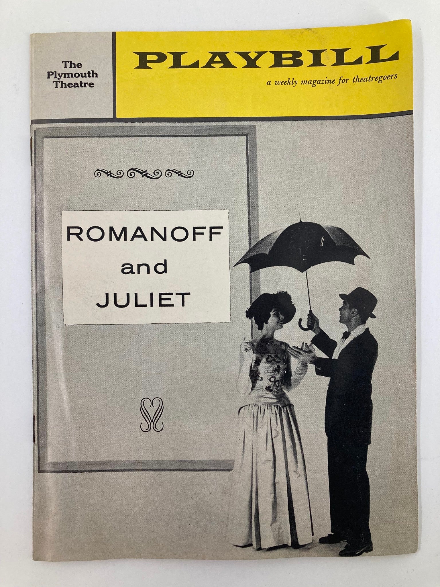 1958 Playbill The Plymouth Theatre Henry Lascoe in Romanoff and Juliet