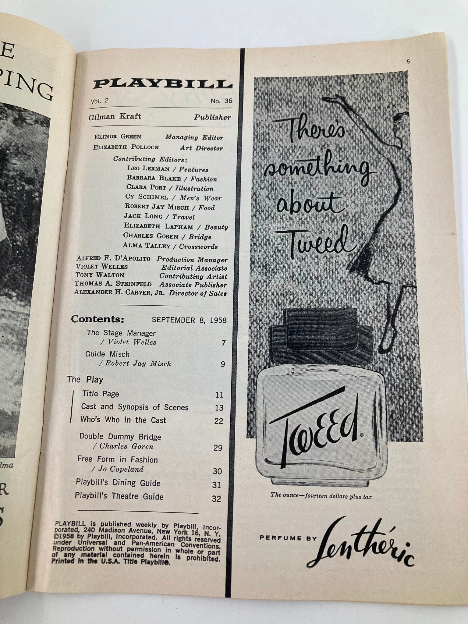 1958 Playbill The Plymouth Theatre Henry Lascoe in Romanoff and Juliet