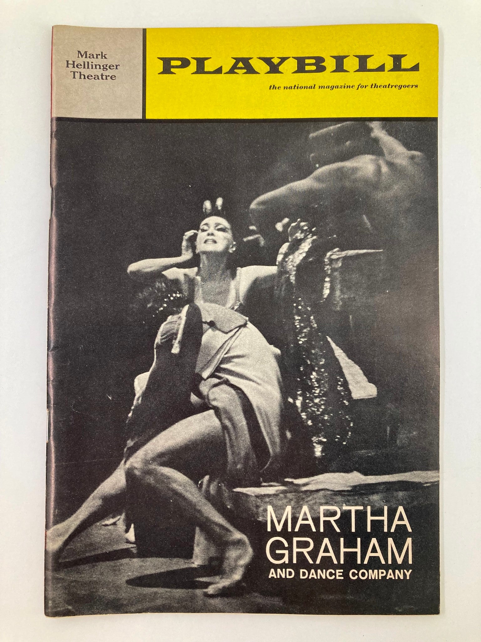 1967 Playbill Mark Hellinger Theatre Martha Graham and Dance Company