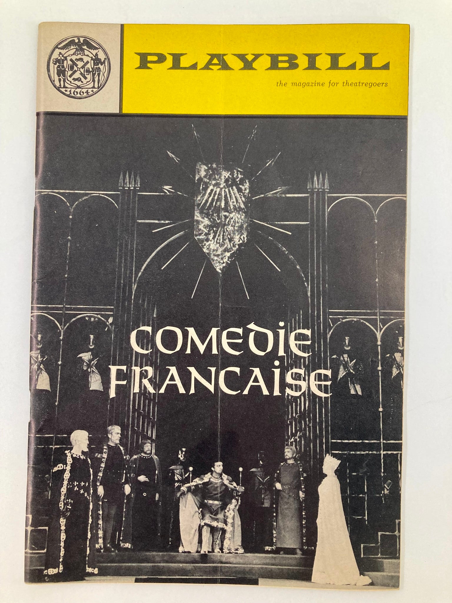 1966 Playbill New York City Center The Comedie Francaise by Maurice Escande