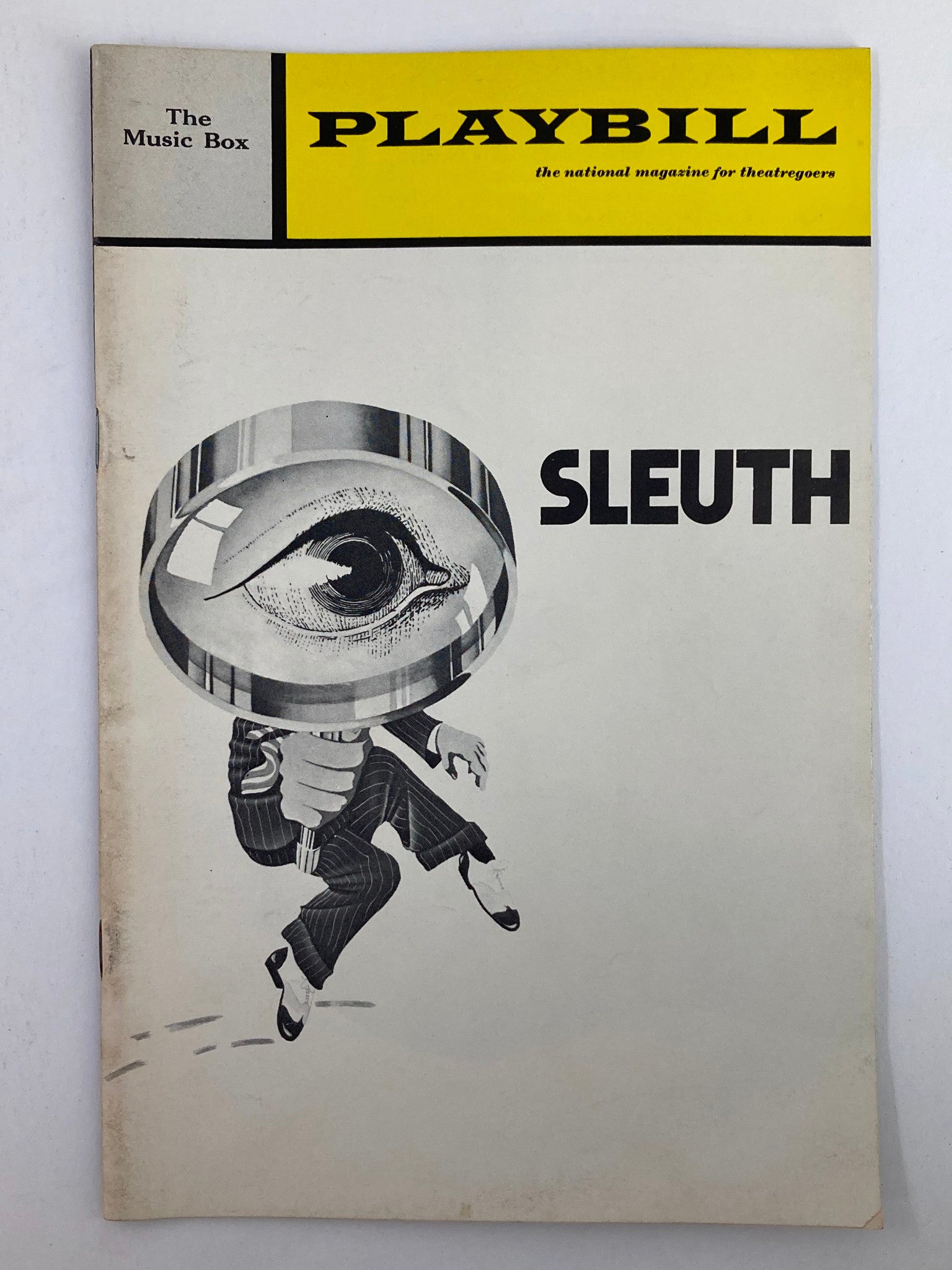 1970 Playbill The Music Box Anthony Quayle, Keith Baxter in Sleuth