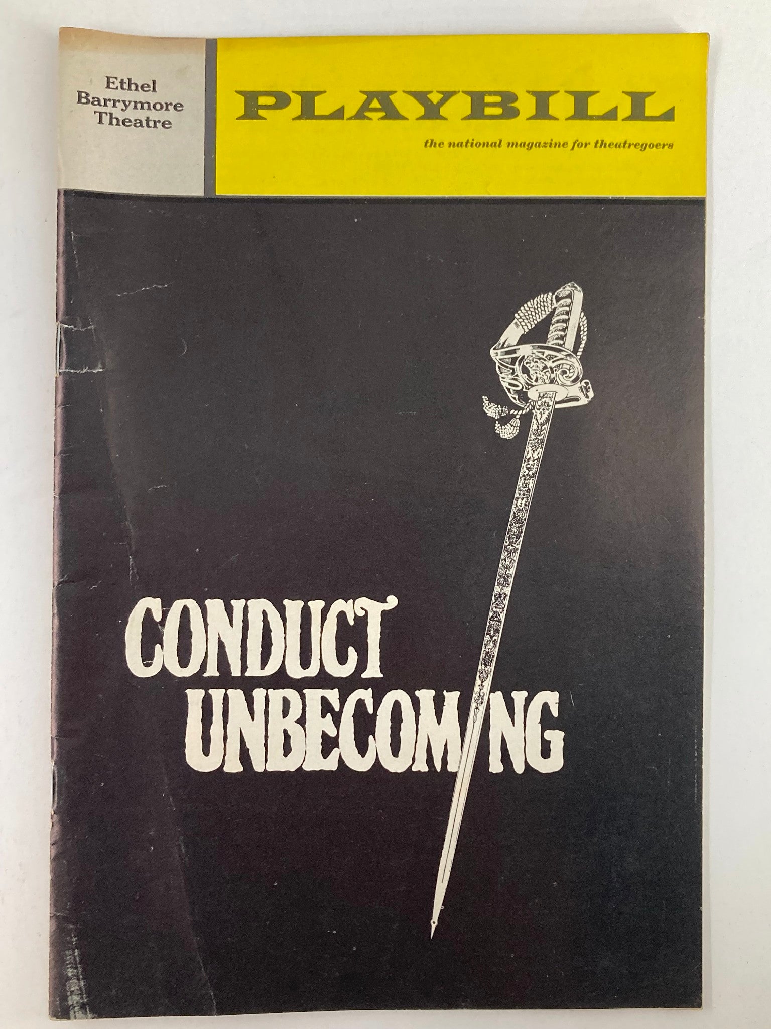 1971 Playbill Ethel Barrymore Theatre Paul Jones in Conduct Unbecoming