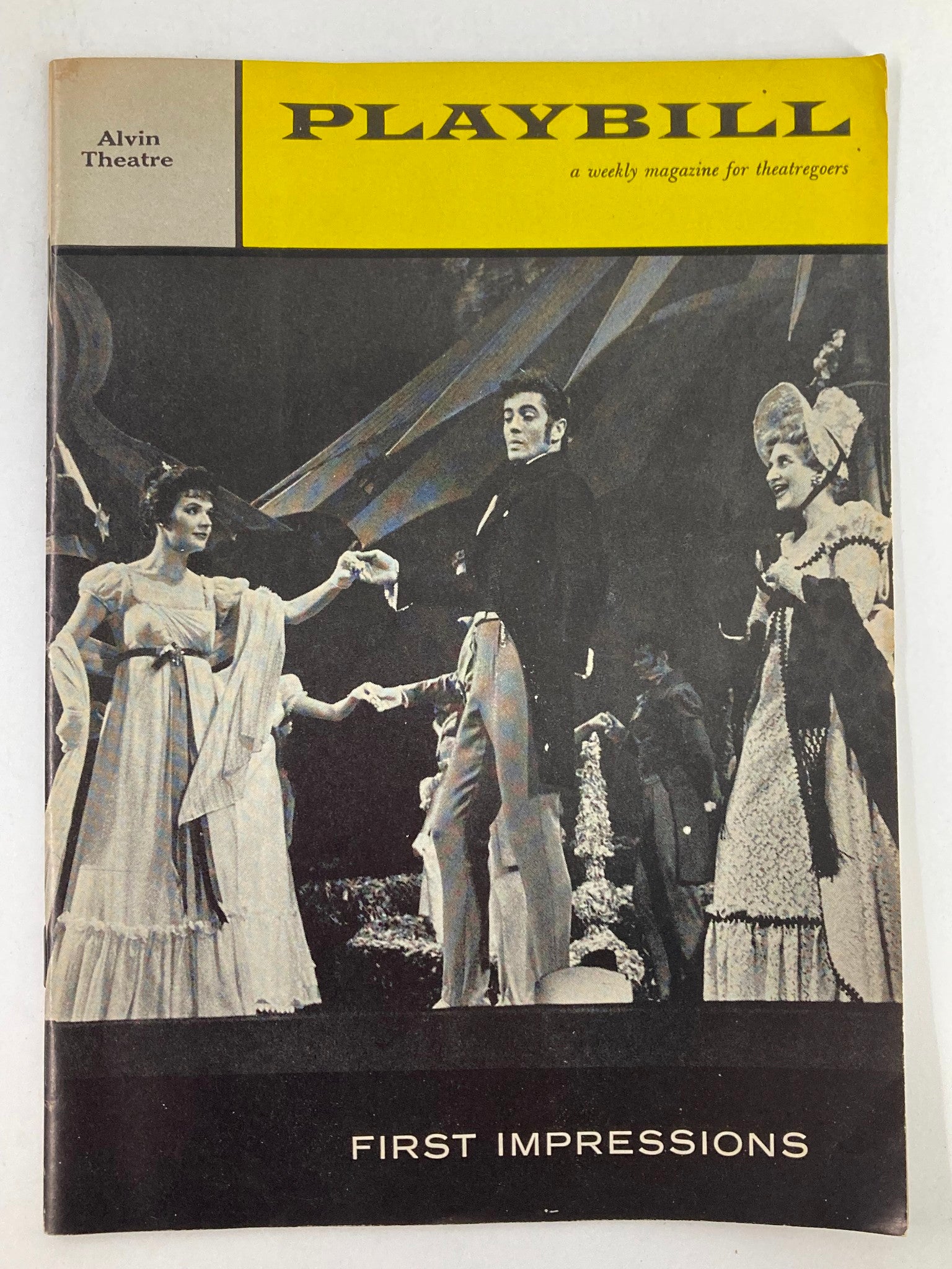 1959 Playbill Alvin Theatre Polly Bergen, Farley Granger in First Impressions