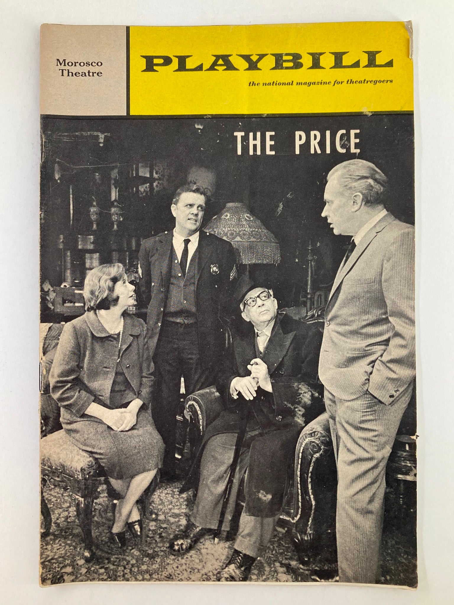 1968 Playbill The Morosco Theatre Pat Hingle, Kate Reid in The Price