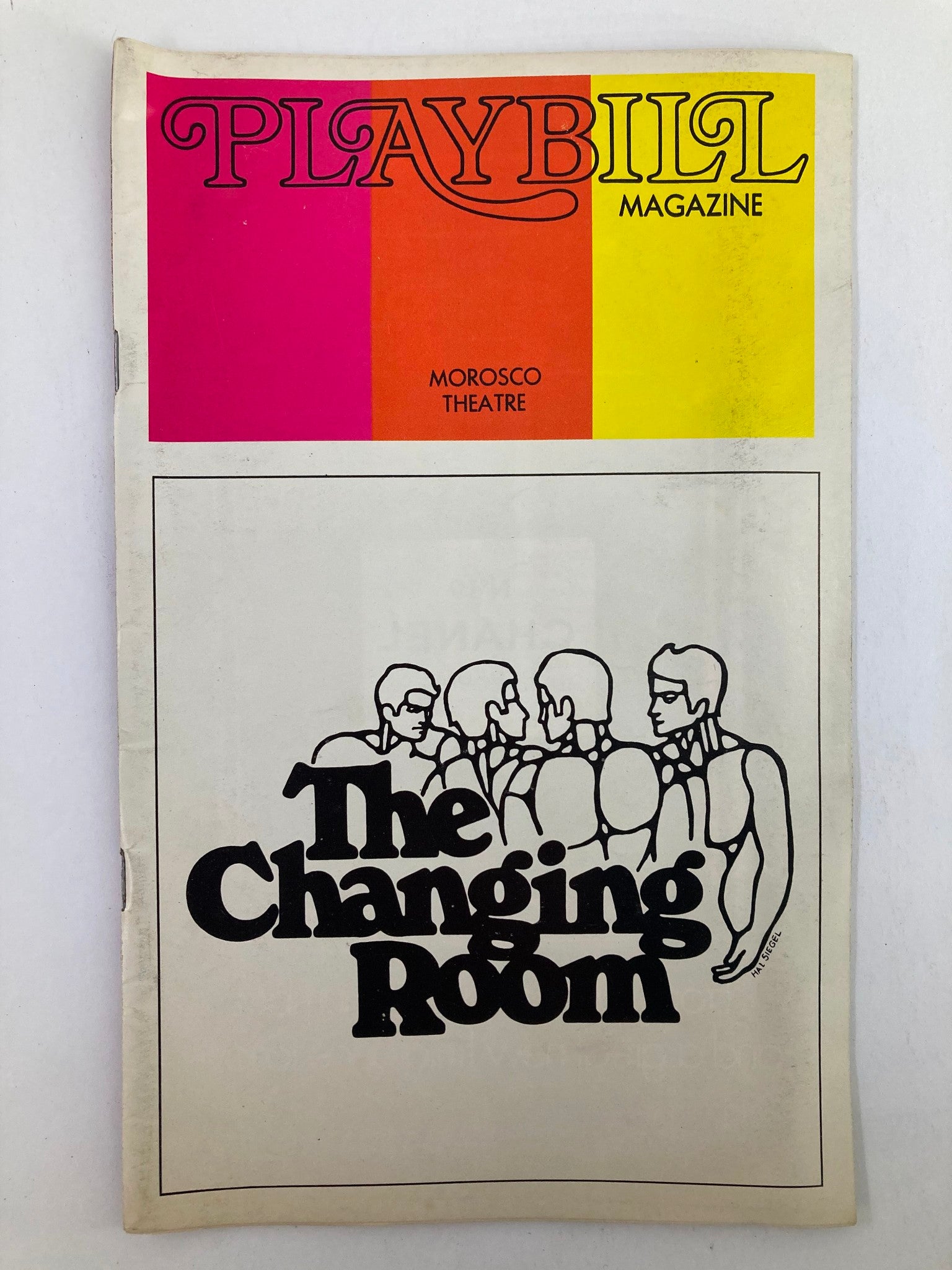 1973 Playbill Morosco Theatre Charles Bowden, Lee Reynolds in The Changing Room