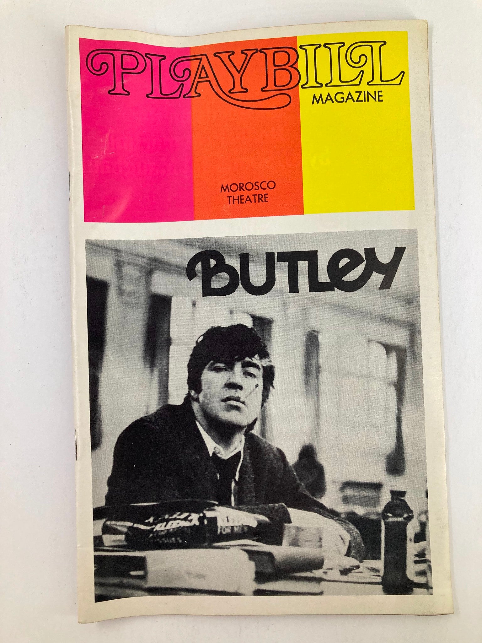 1973 Playbill The Morosco Theatre Alan Bates in Butley A New Play by Simon Gray