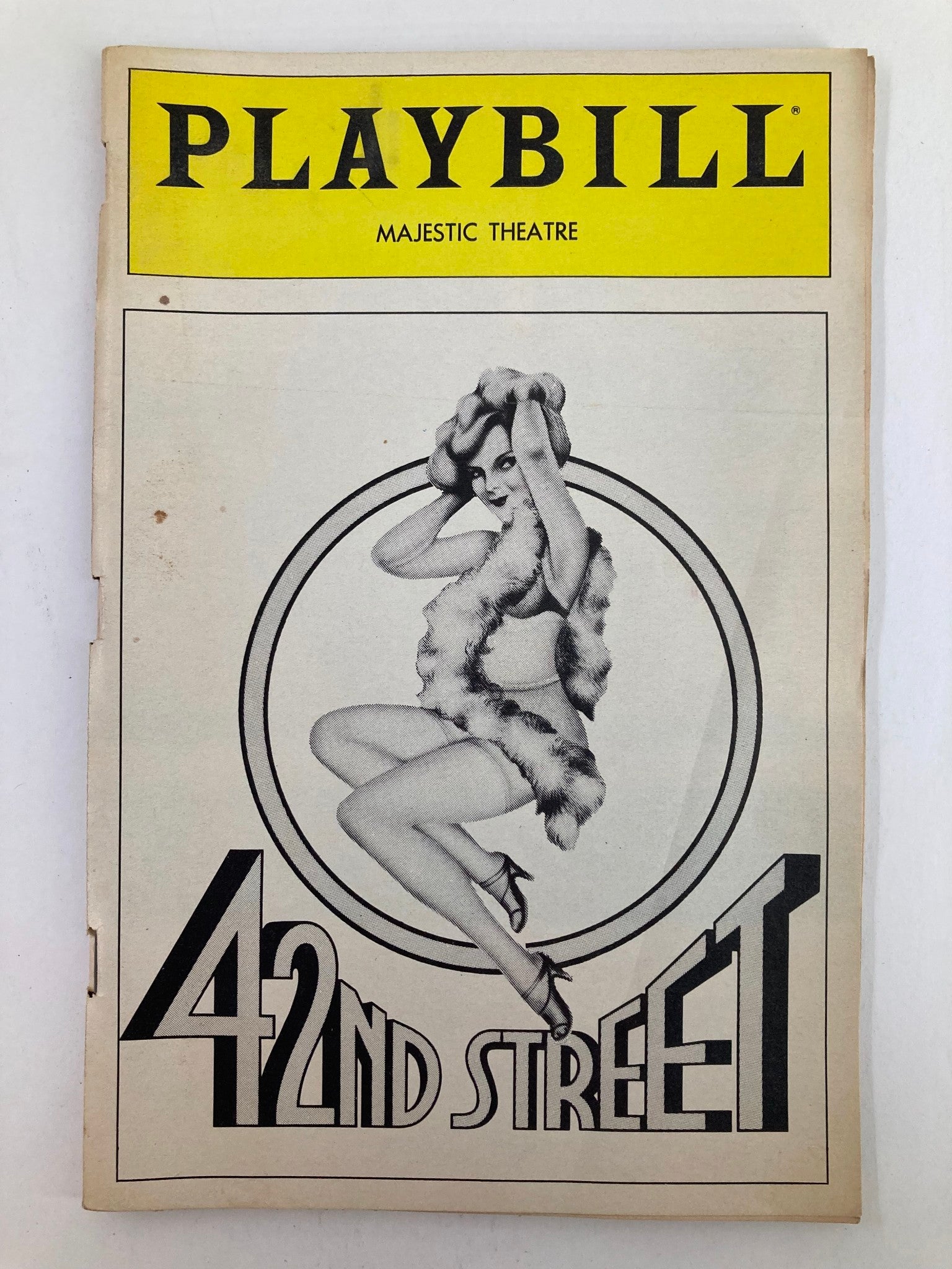 1983 Playbill Majestic Theatre 42nd Street The Song and Dance Fable of Broadway