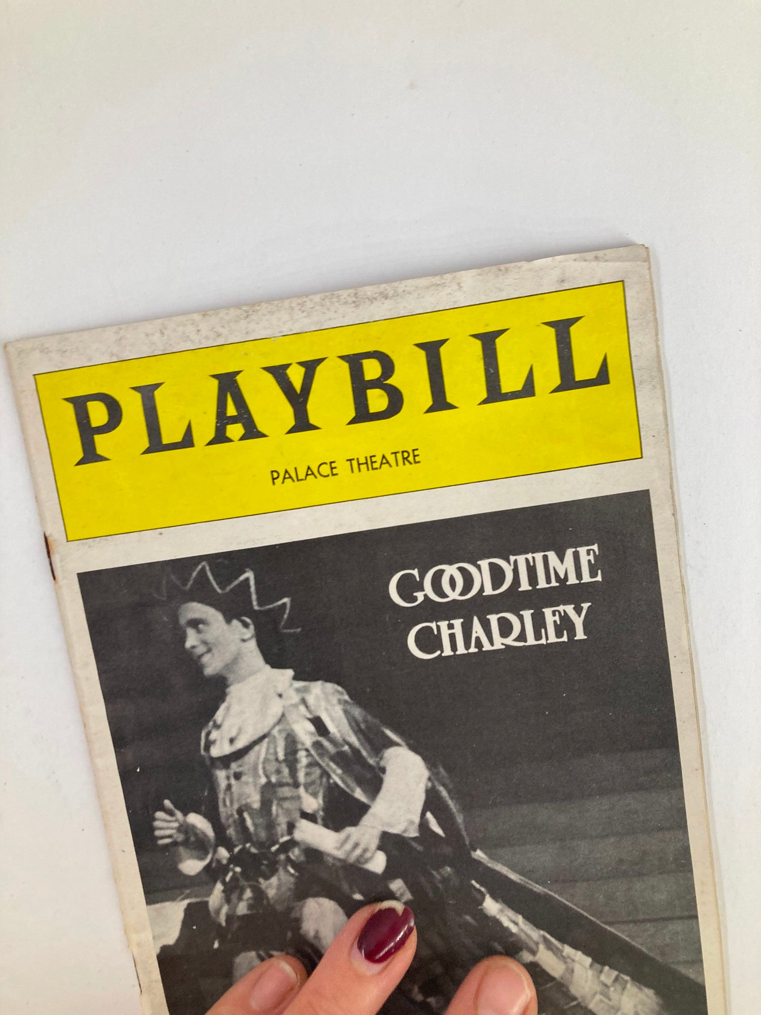 1975 Playbill The Palace Theatre Joel Grey, Ann Reinking in Goodtime Charley