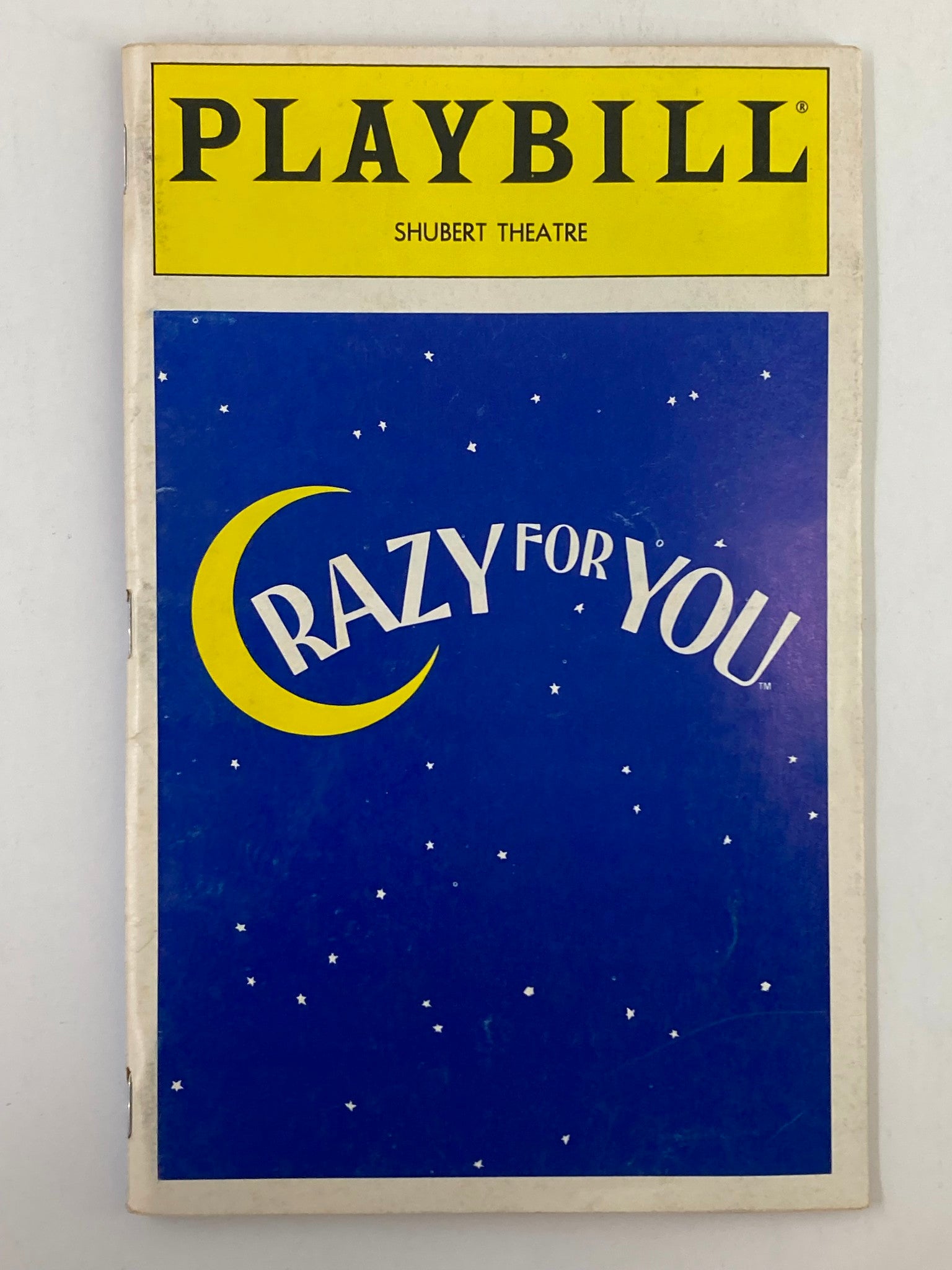 1993 Playbill Shubert Theatre Harry Groener, Jodi Benson in Crazy for You