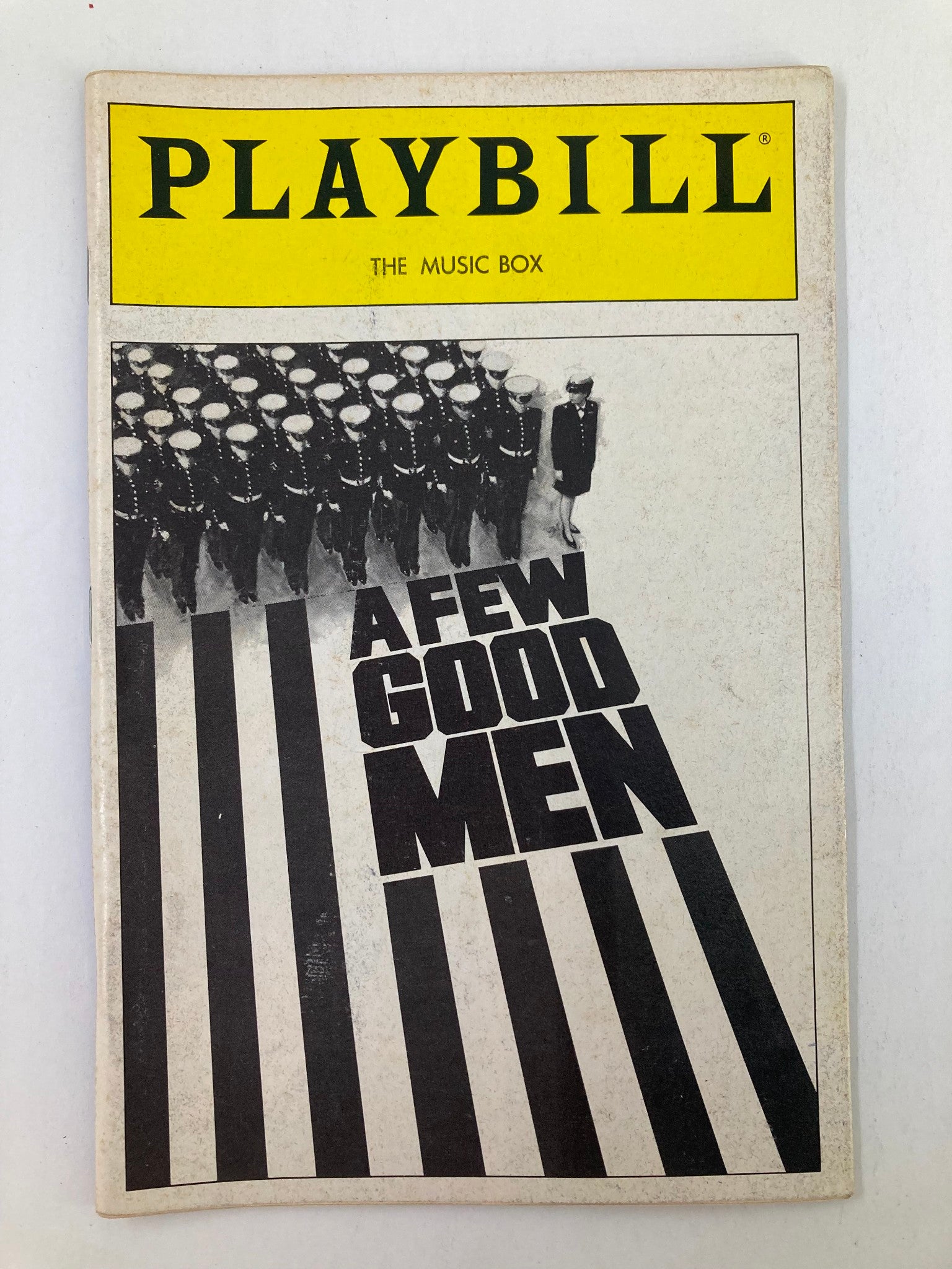 1991 Playbill The Music Box Perry King, Bradley Whitford in A Few Good Men