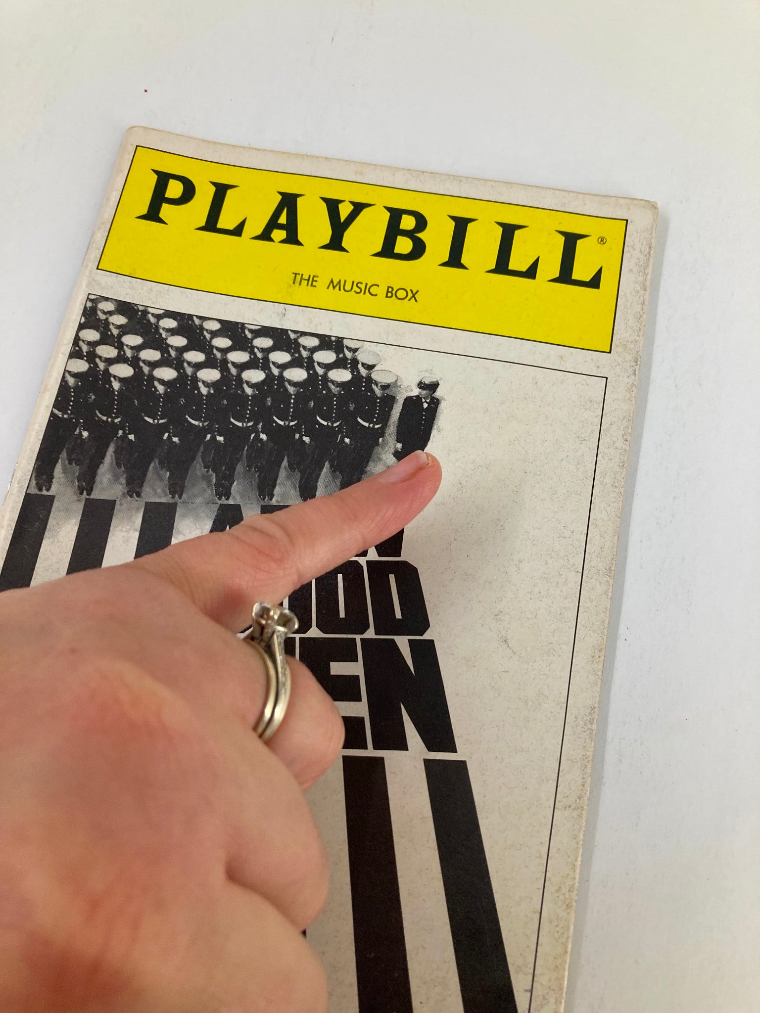 1991 Playbill The Music Box Perry King, Bradley Whitford in A Few Good Men