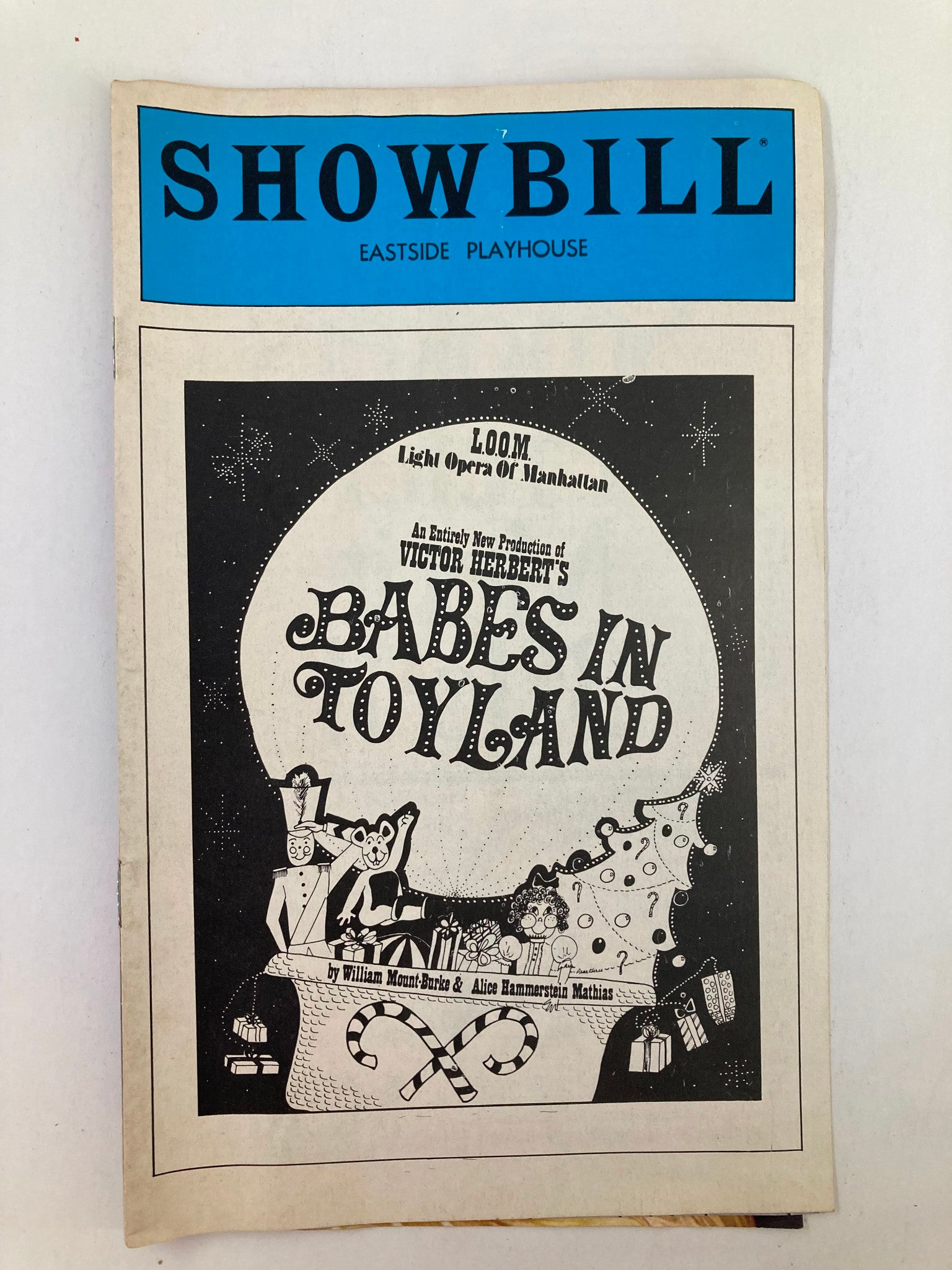 1979 Showbill Eastside Playhouse Ron Mandelbaum in Babes in Toyland