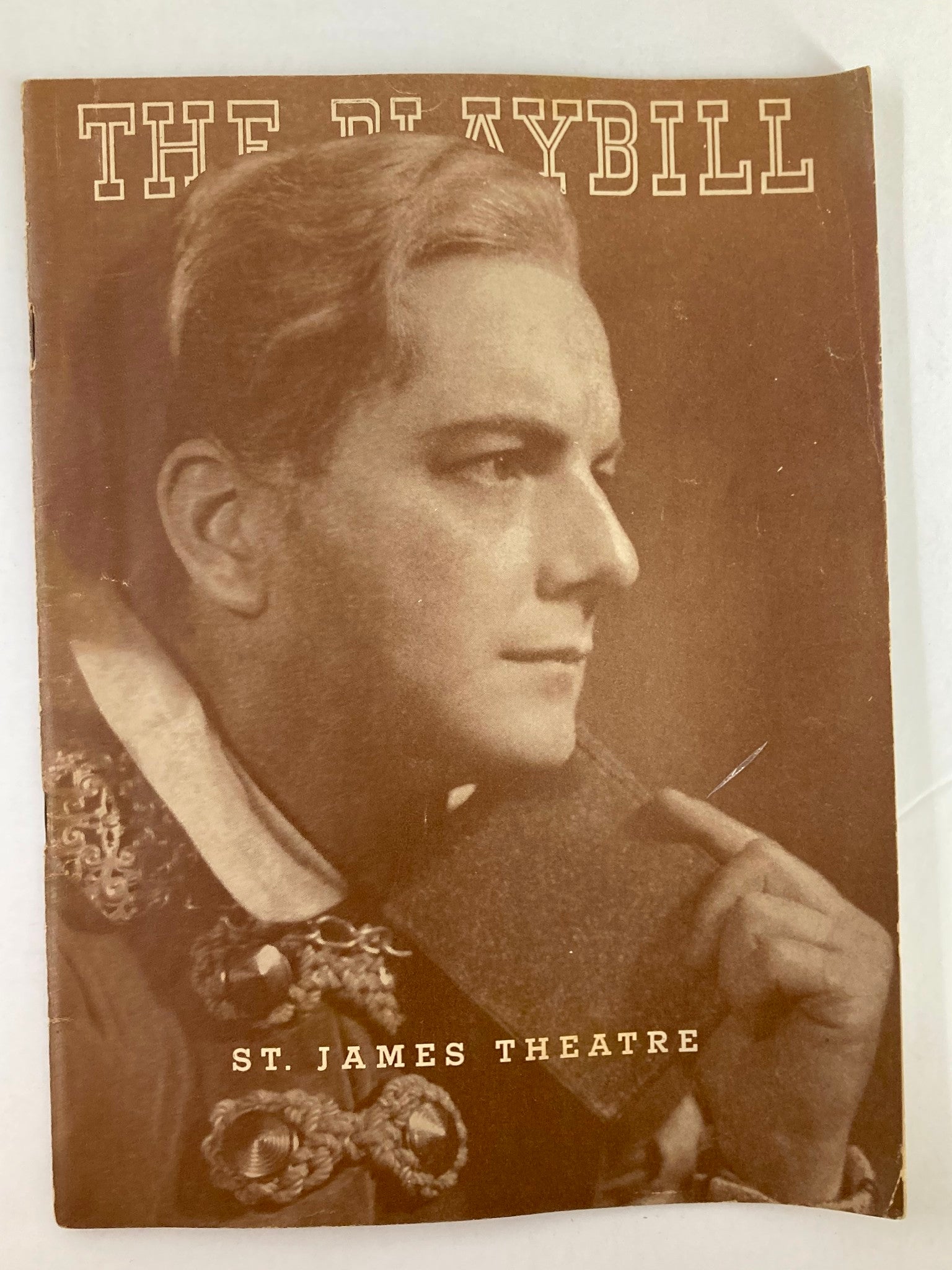 1939 Playbill St. James Theatre Donald Arbury in Hamlet by William Shakespeare