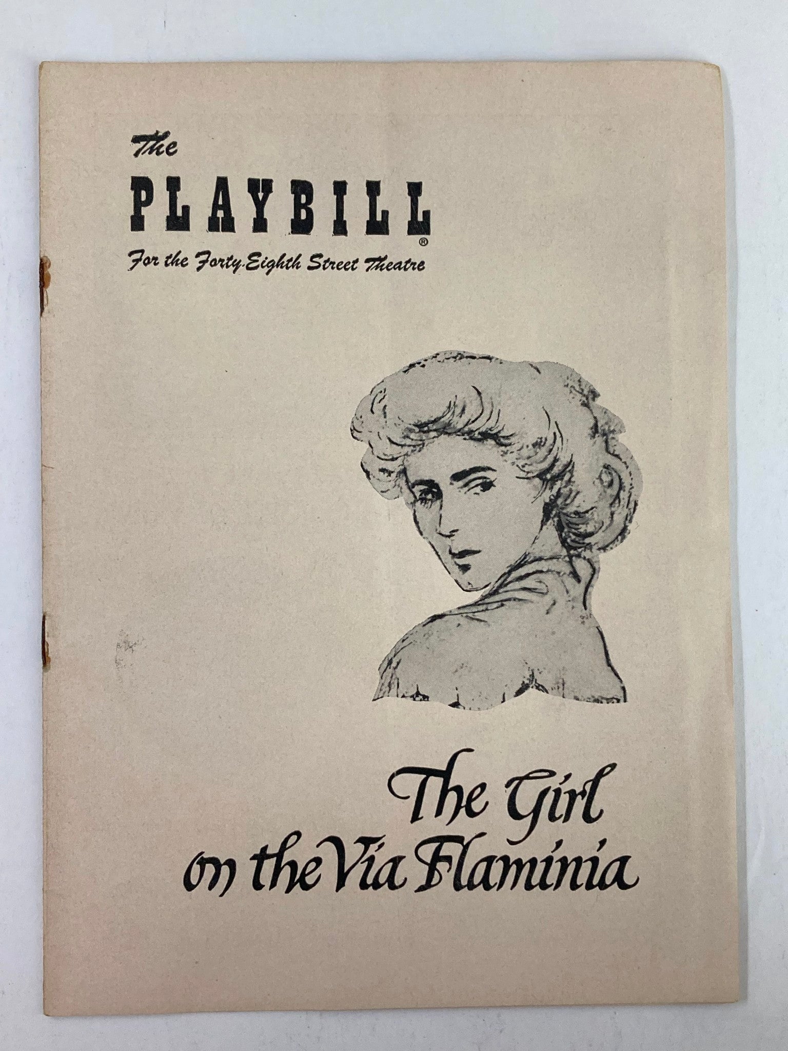 1954 Playbill Forty-Eigth St. Theatre Betty Miller, The Girl on the Via Flamina