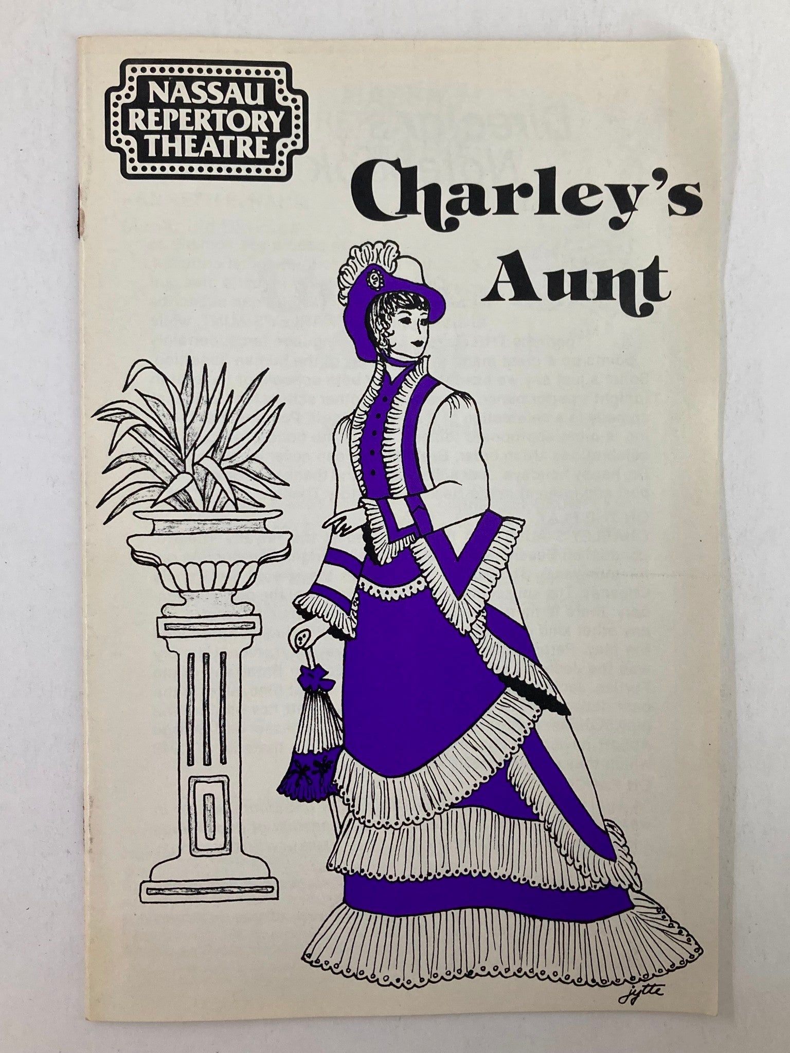 1981 Nassau Repertory Theatre Program George Cavey in Charley's Aunt