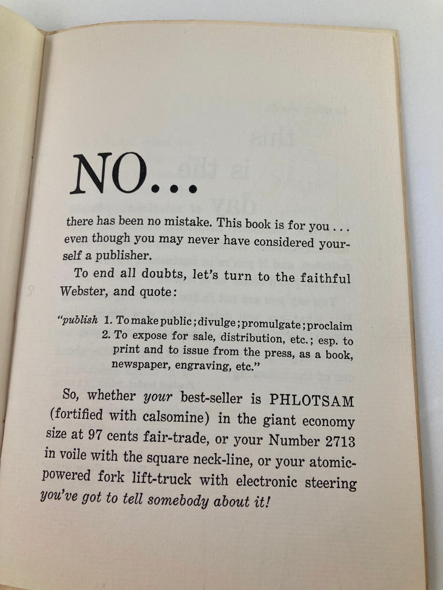 How To Get Out of the Publishing Business by G. C. Jefferson