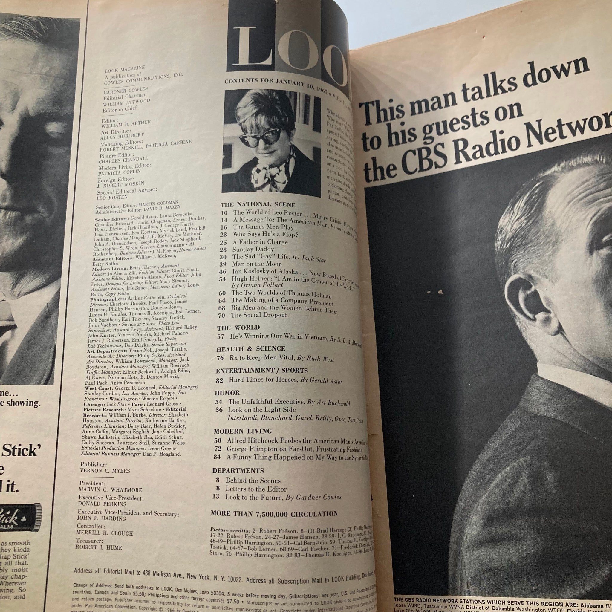 VTG Look Magazine January 10 1967 Entire Issue About The American Man