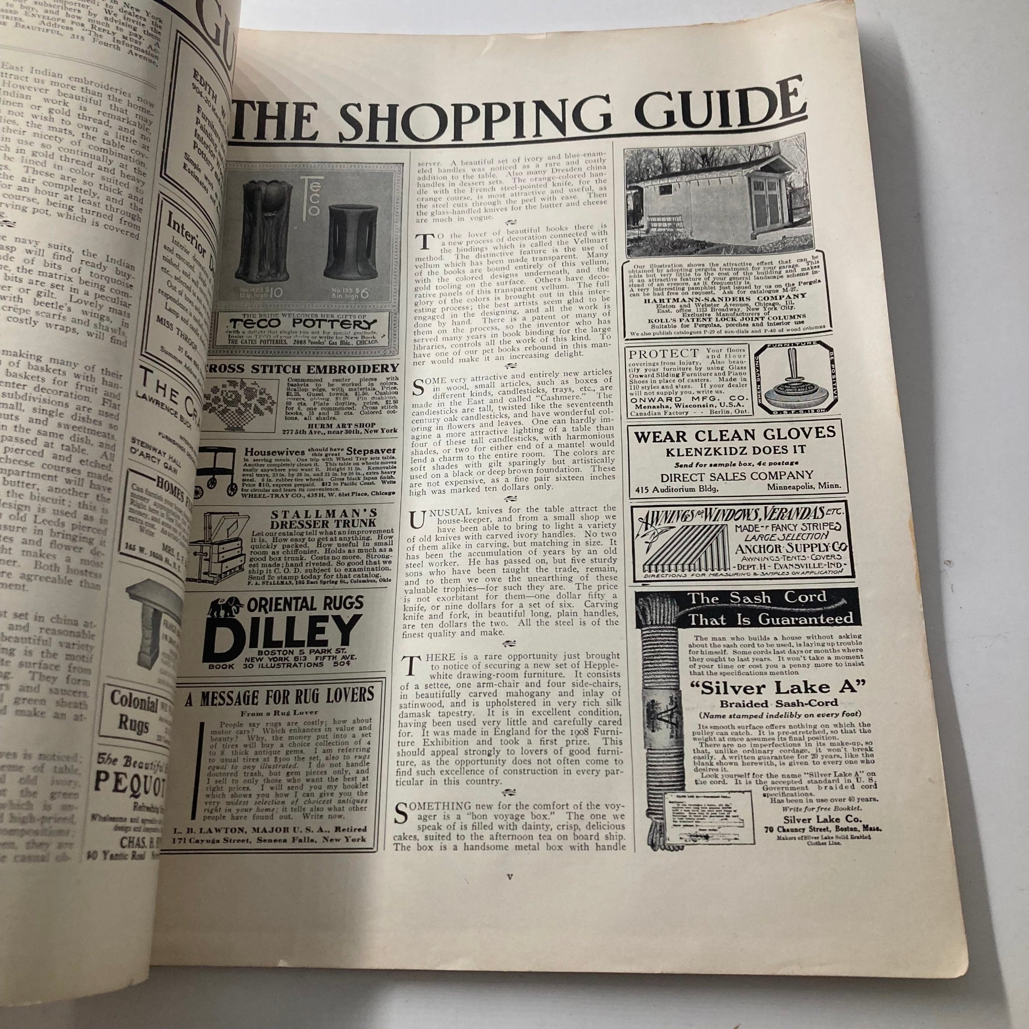 The House Beautiful Magazine June 1911 The Shopping Guide No Label GD Interior