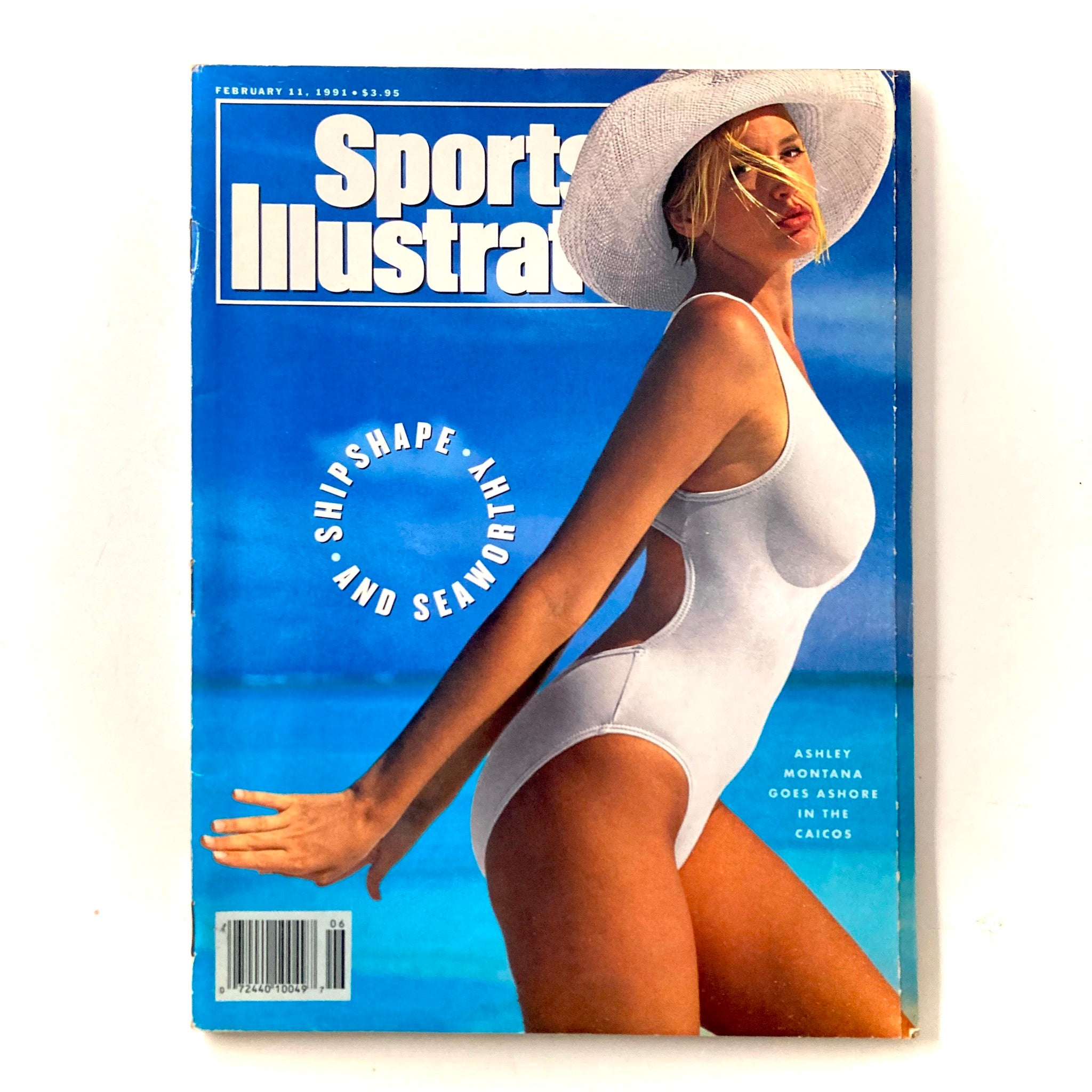 Sports Illustrated Magazine February 11 1991 Ashley Montana in Caicos No Label