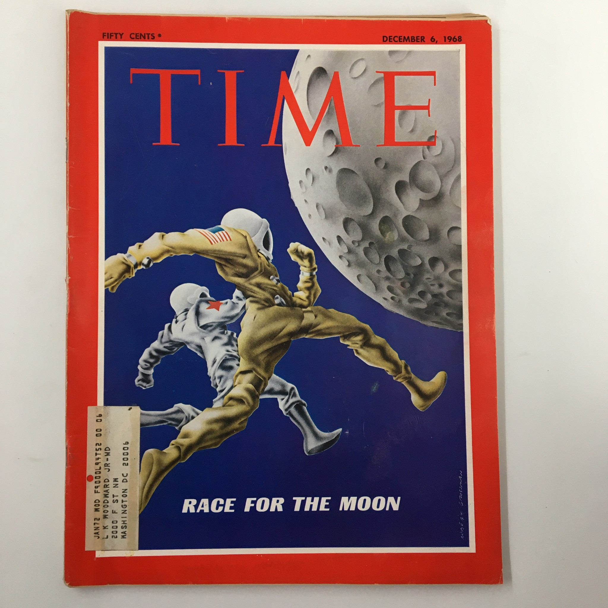 VTG Time Magazine December 6 1968 Vol. 92 No. 23 Russia vs US Race to the Moon