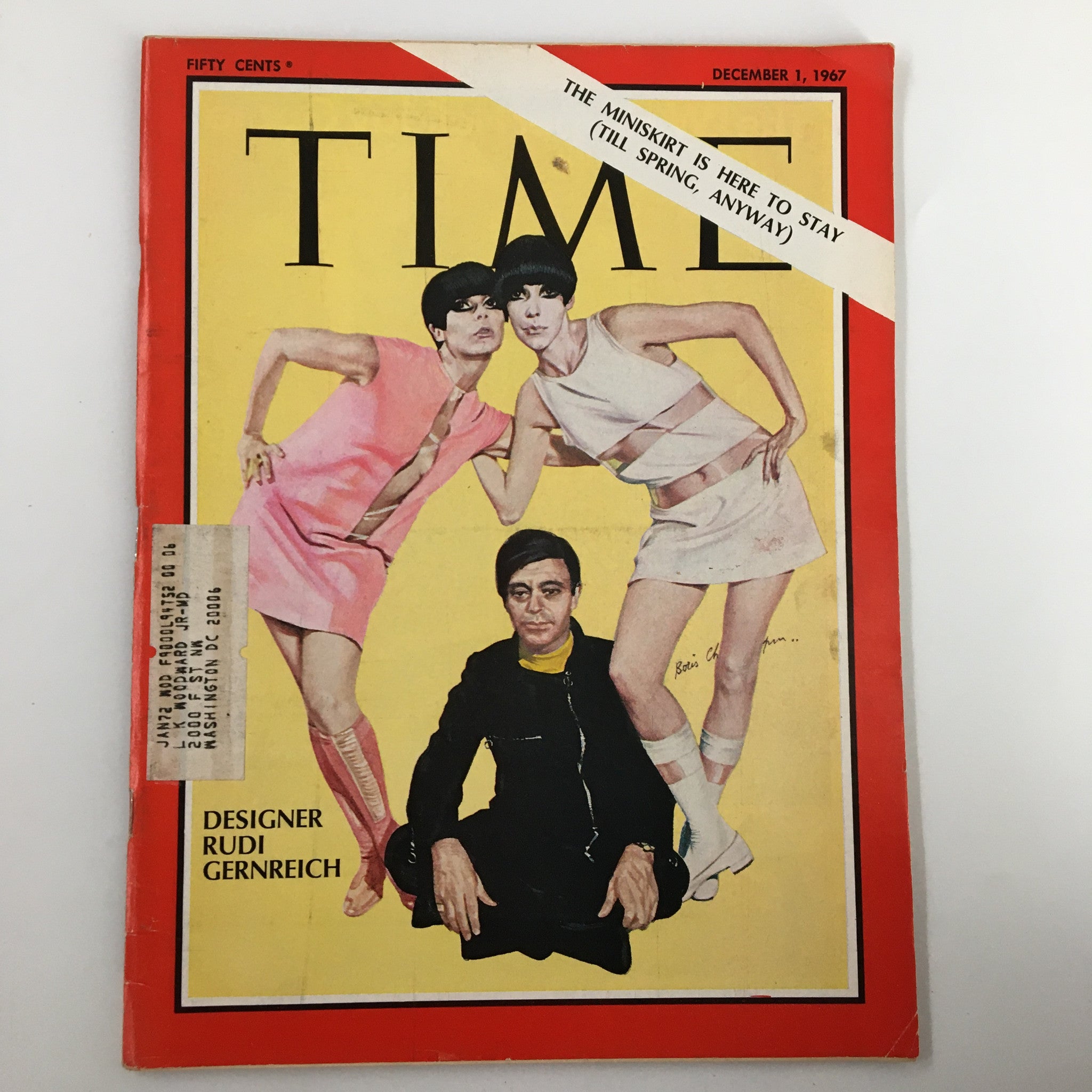 VTG Time Magazine December 1 1967 Designer Rudi Gernreich The Miniskirt is Here