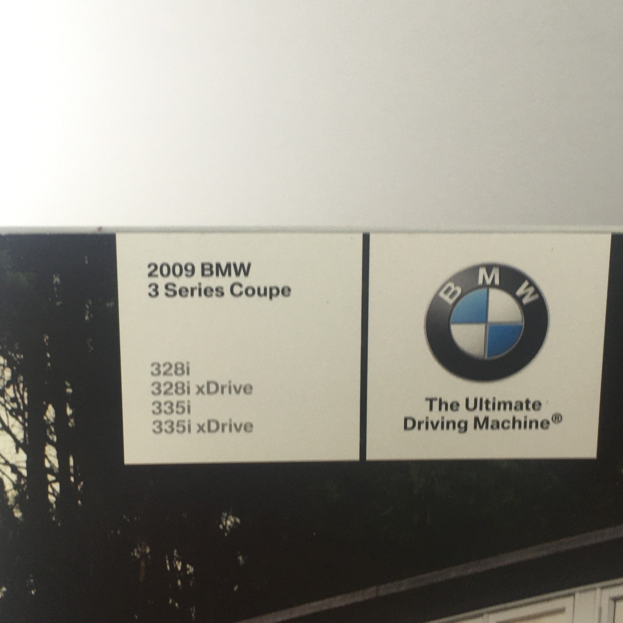 2009 BMW 3 Series Coupe 328i 335i xDrive Dealership Car Auto Brochure Catalog