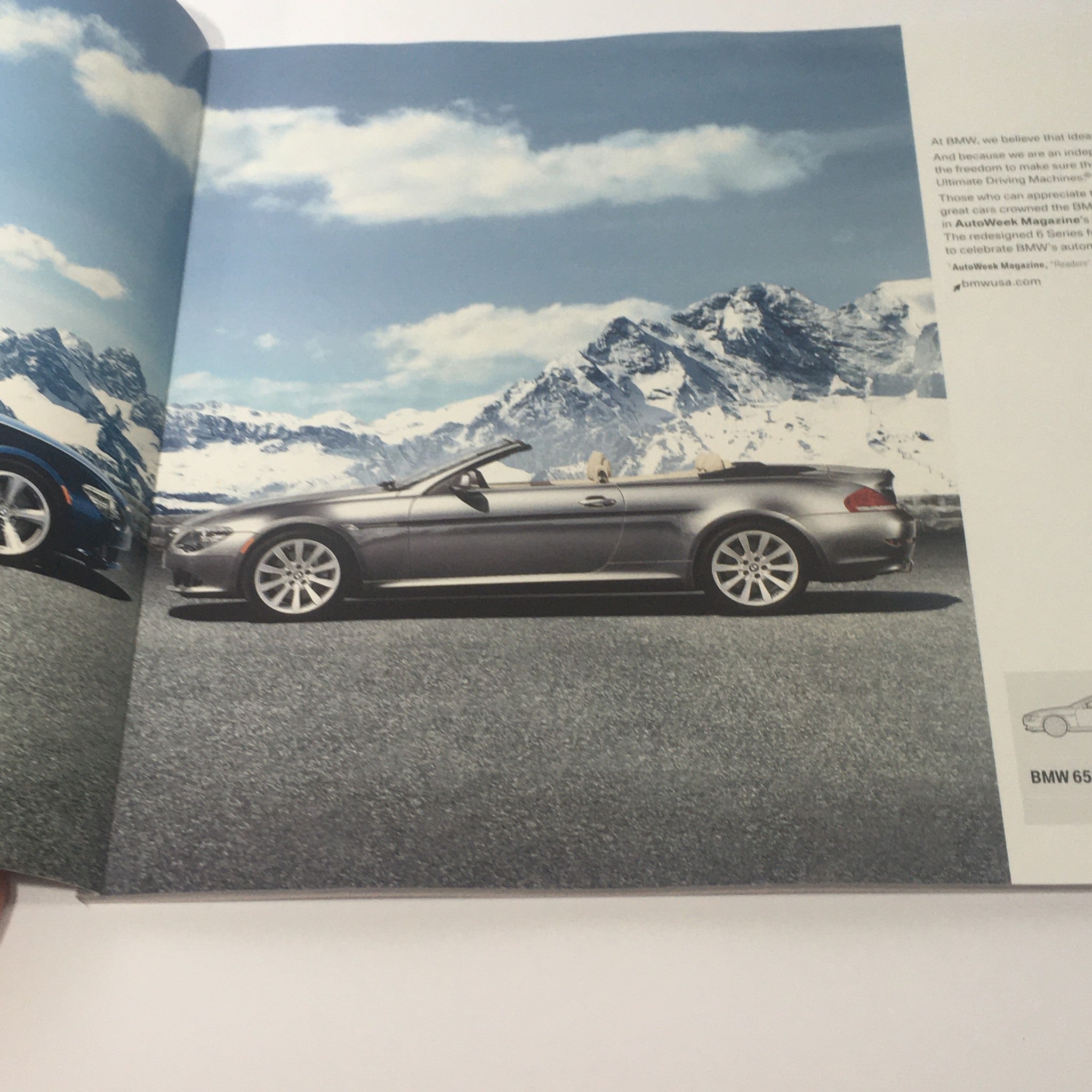 2008 BMW 6 Series 650i Coupe Convertible Dealership Car Auto Brochure Catalog