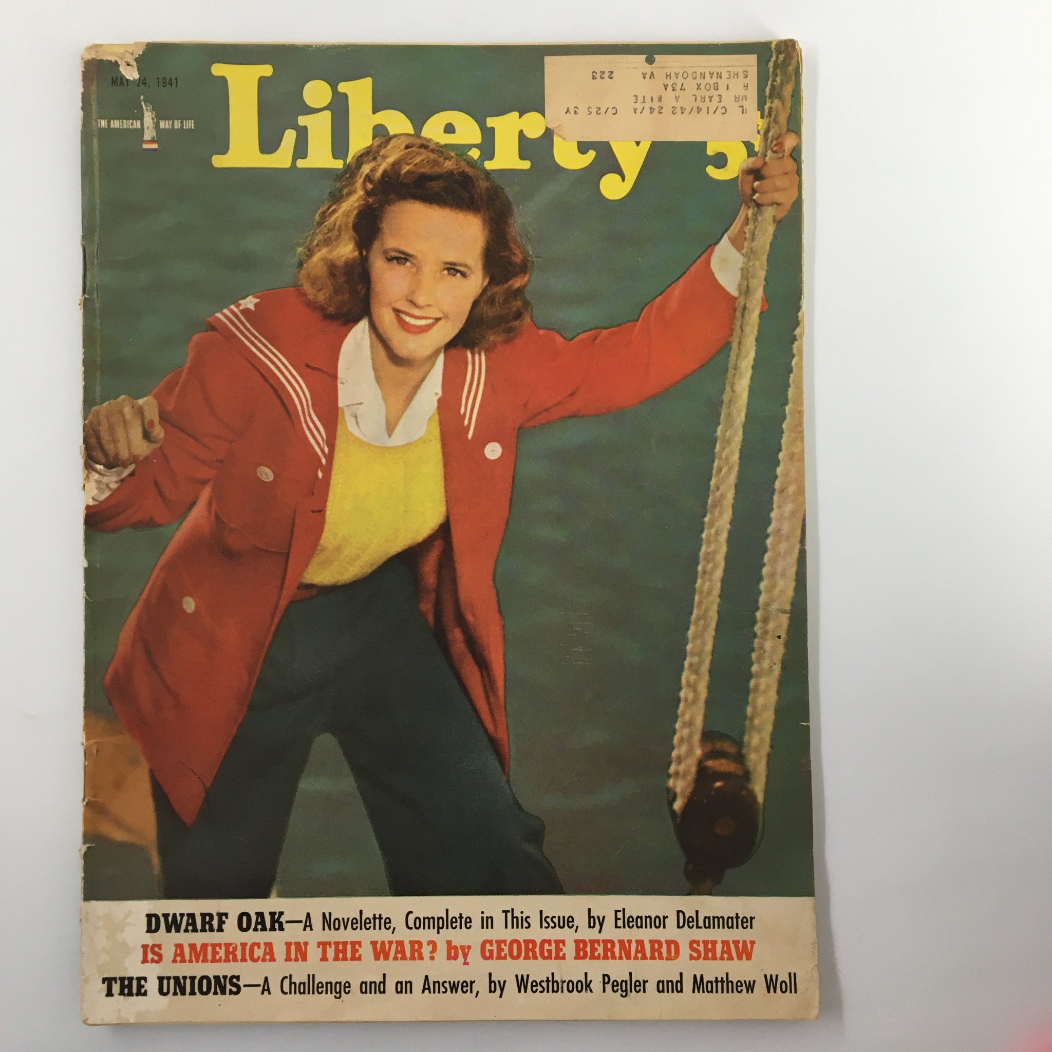 VTG Liberty Magazine May 24 1941 The Unions A Challenge and An Answer