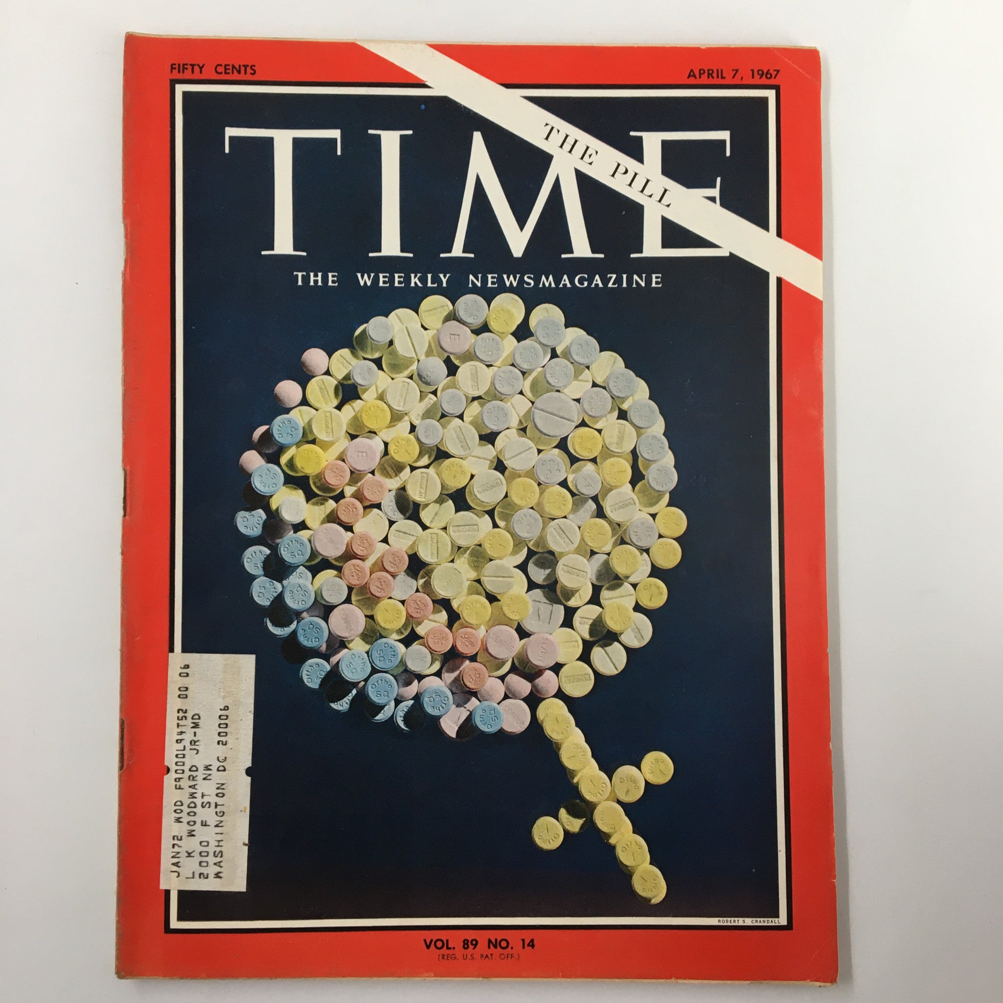 VTG Time Magazine April 7 1967 Vol. 89 No. 14 The Pill and How It Can Save You