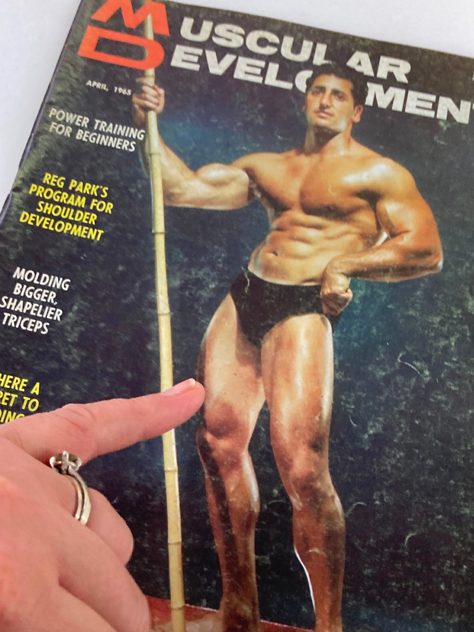 VTG Muscular Development Magazine April 1965 Vol 2 #4 Stan Brice No Label