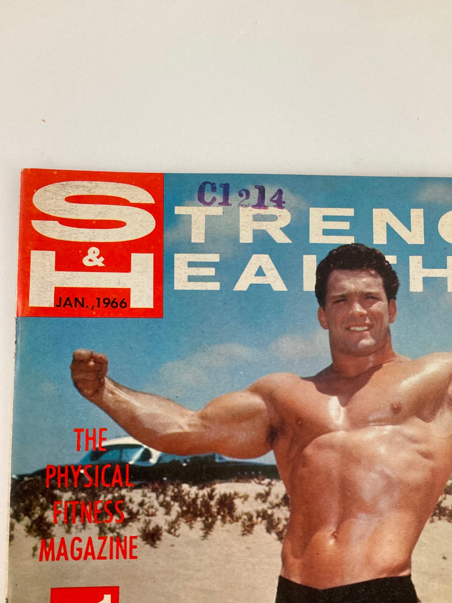 VTG Strength & Health Magazine January 1966 Vol 34 #1 Ken McCord No Label