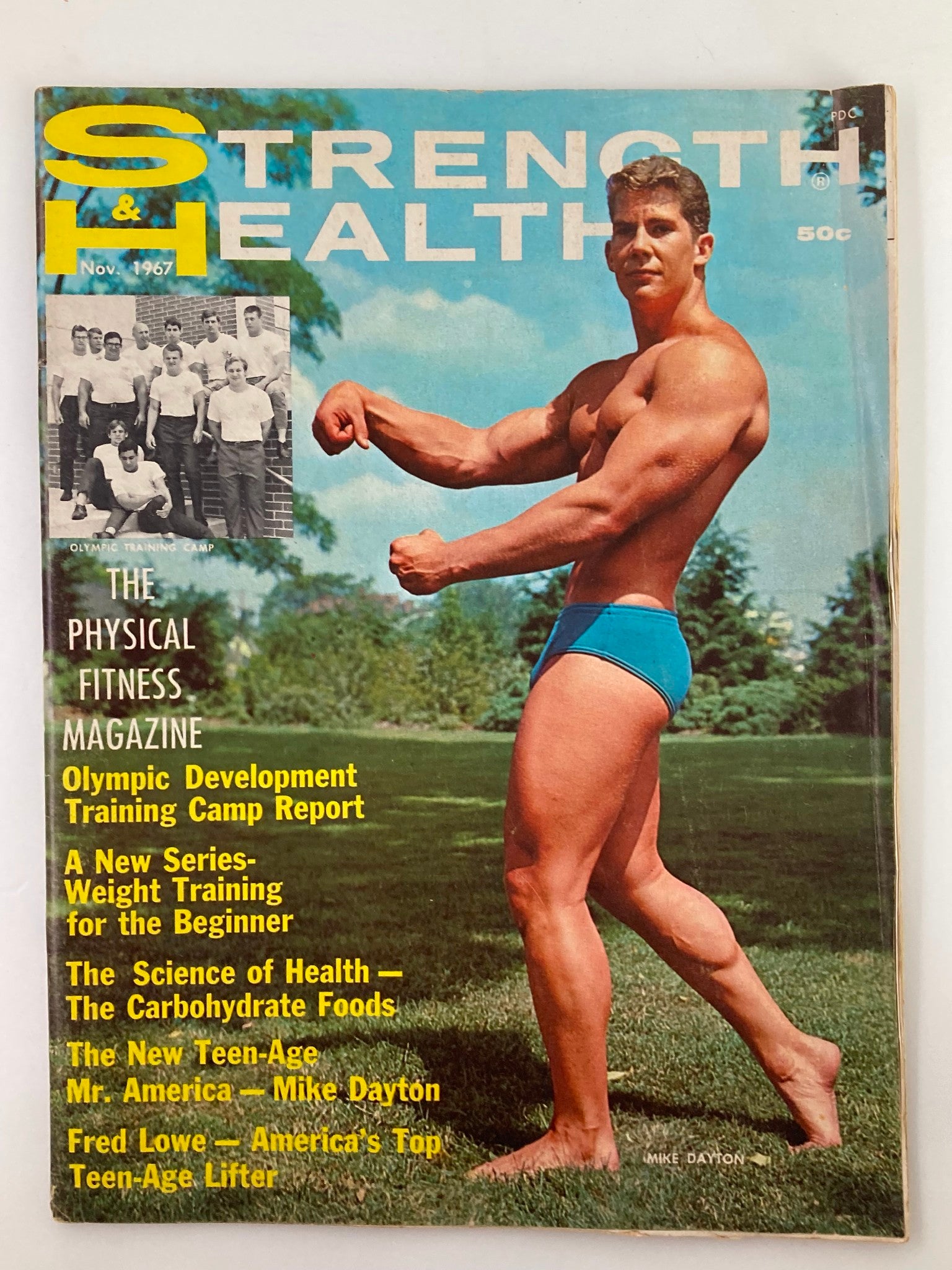 VTG Strength & Health Magazine November 1967 Vol 35 #11 Mike Dayton No Label