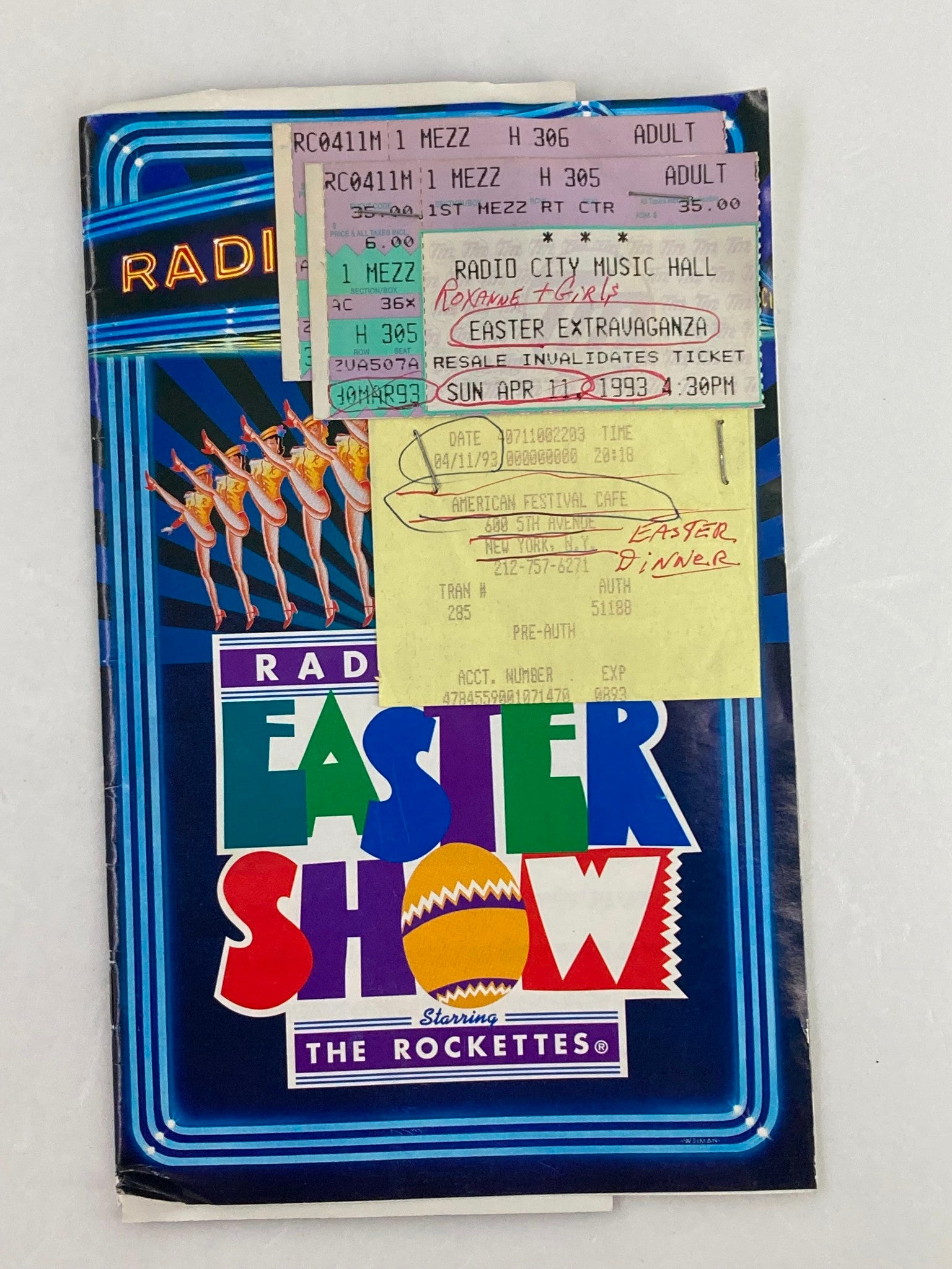 1993 Radio City Music Hall The Rockettes & Joel Blum in Easter Show