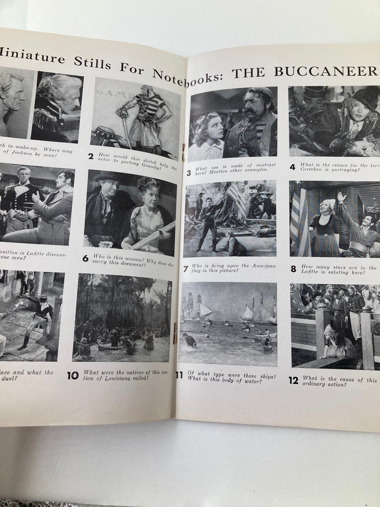 1938 Photoplay Studies Program The Buccaneer by Edwin S. Fulcomer