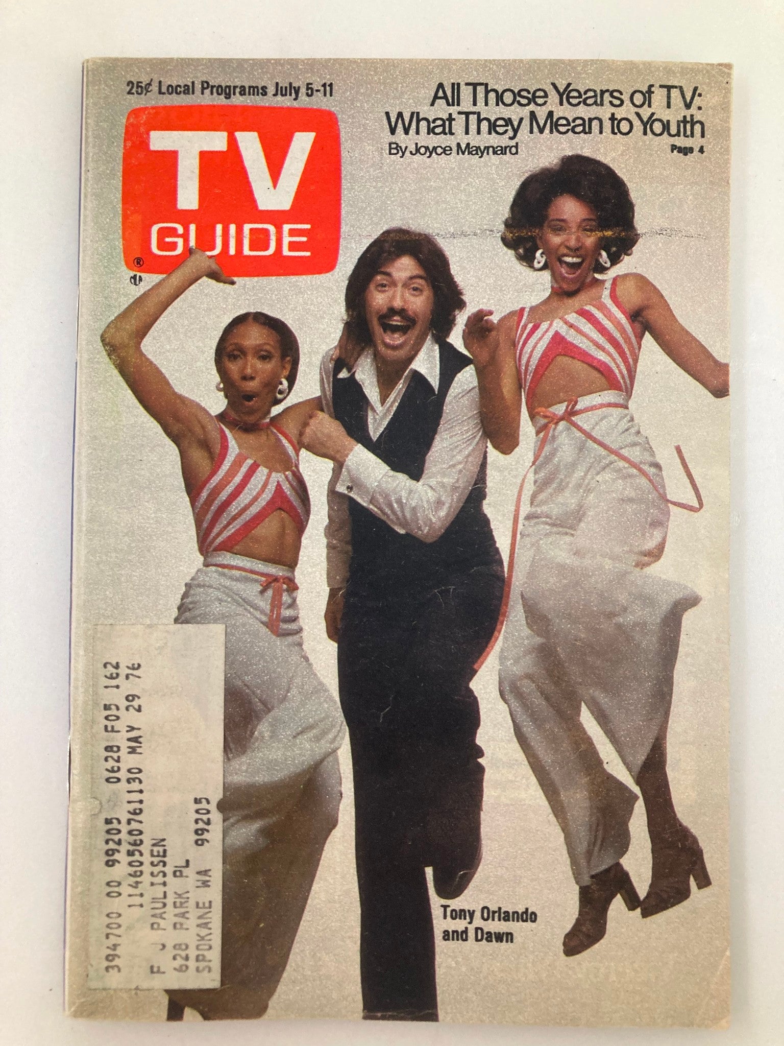 TV Guide Magazine July 5 1975 #1162 Telma Hopkins Eastern Washington State Ed.